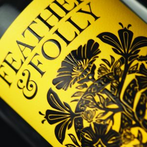 Feather & Folly Gin Naming, Packaging & Logo Design