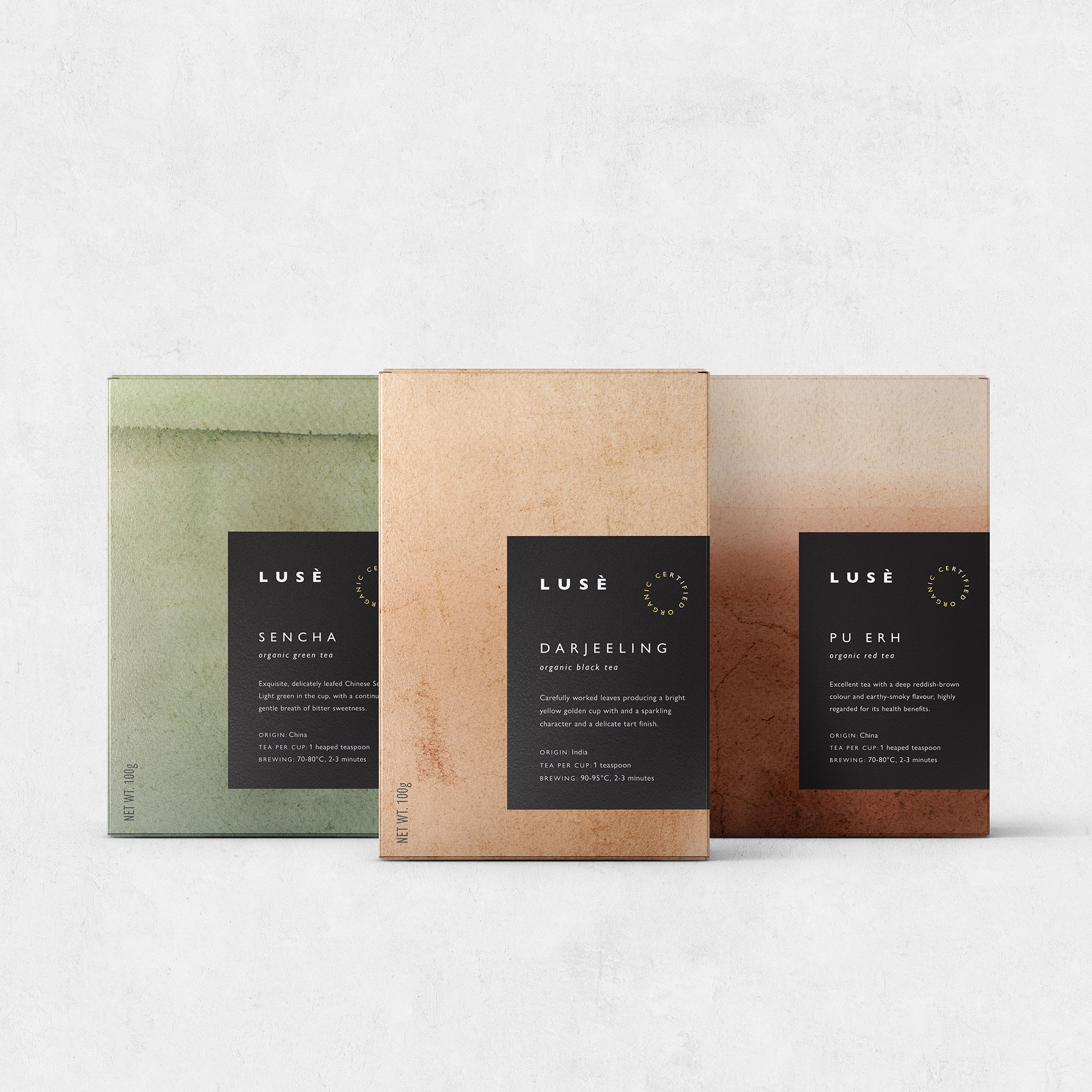 Brand and Packaging Design for a Modern Organic Tea Brand
