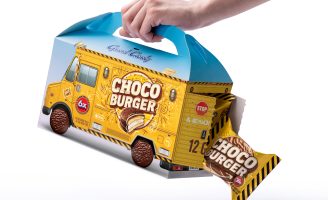 Backbone Branding Creates Chocoburger Packaging Design