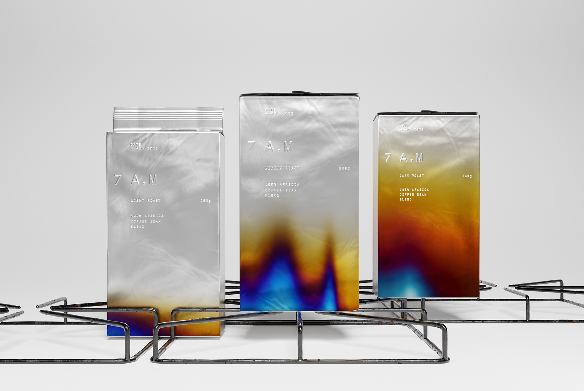 7 A.M. Coffee Packaging Design by Omsky