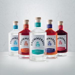 DrummerBoy Non- Alcoholic Spirits Packaging Design