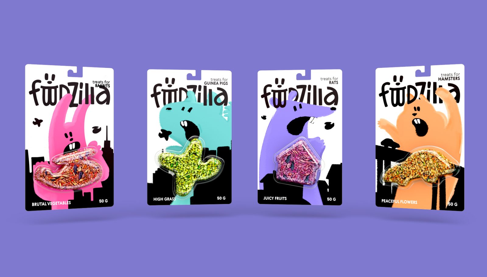 Foodzilla Packaging Design Creation