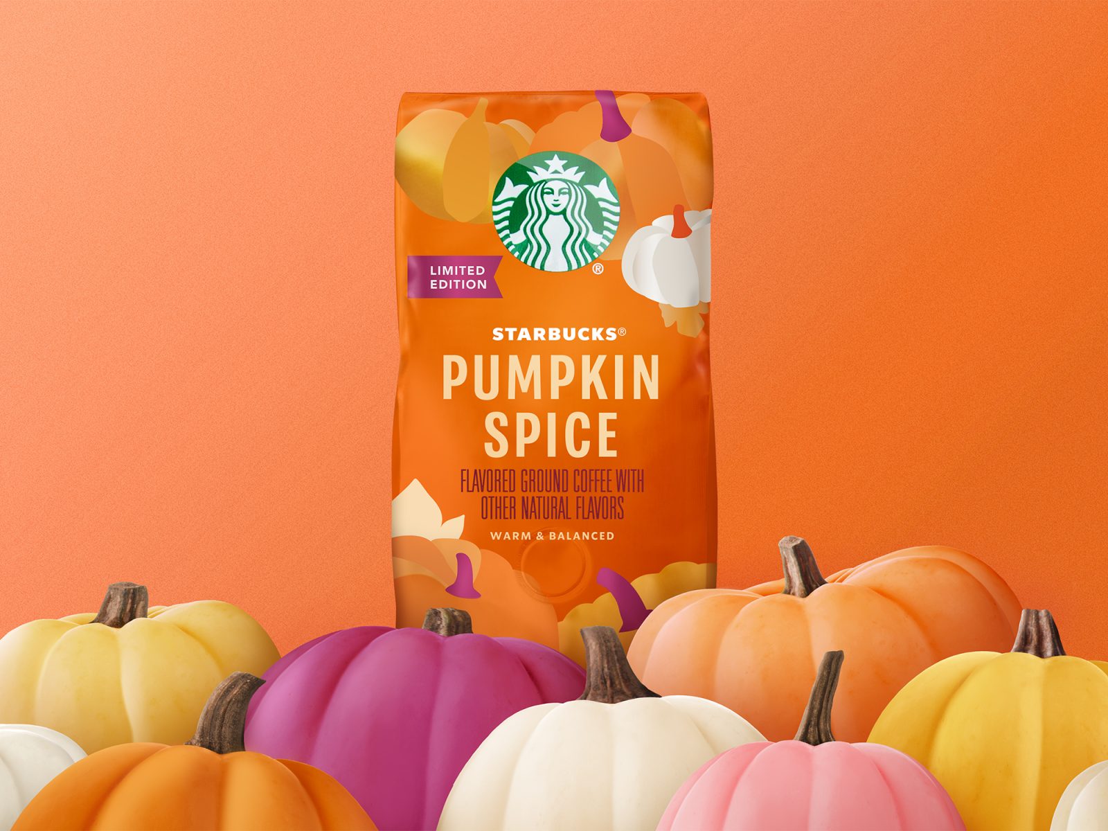 Starbucks Fall Limited Edition Packaging Redesign