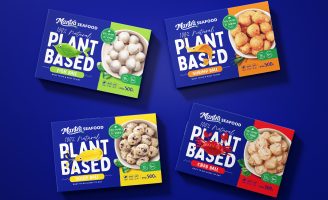 Mantra Plant-Based Seafood Packaging Redesign