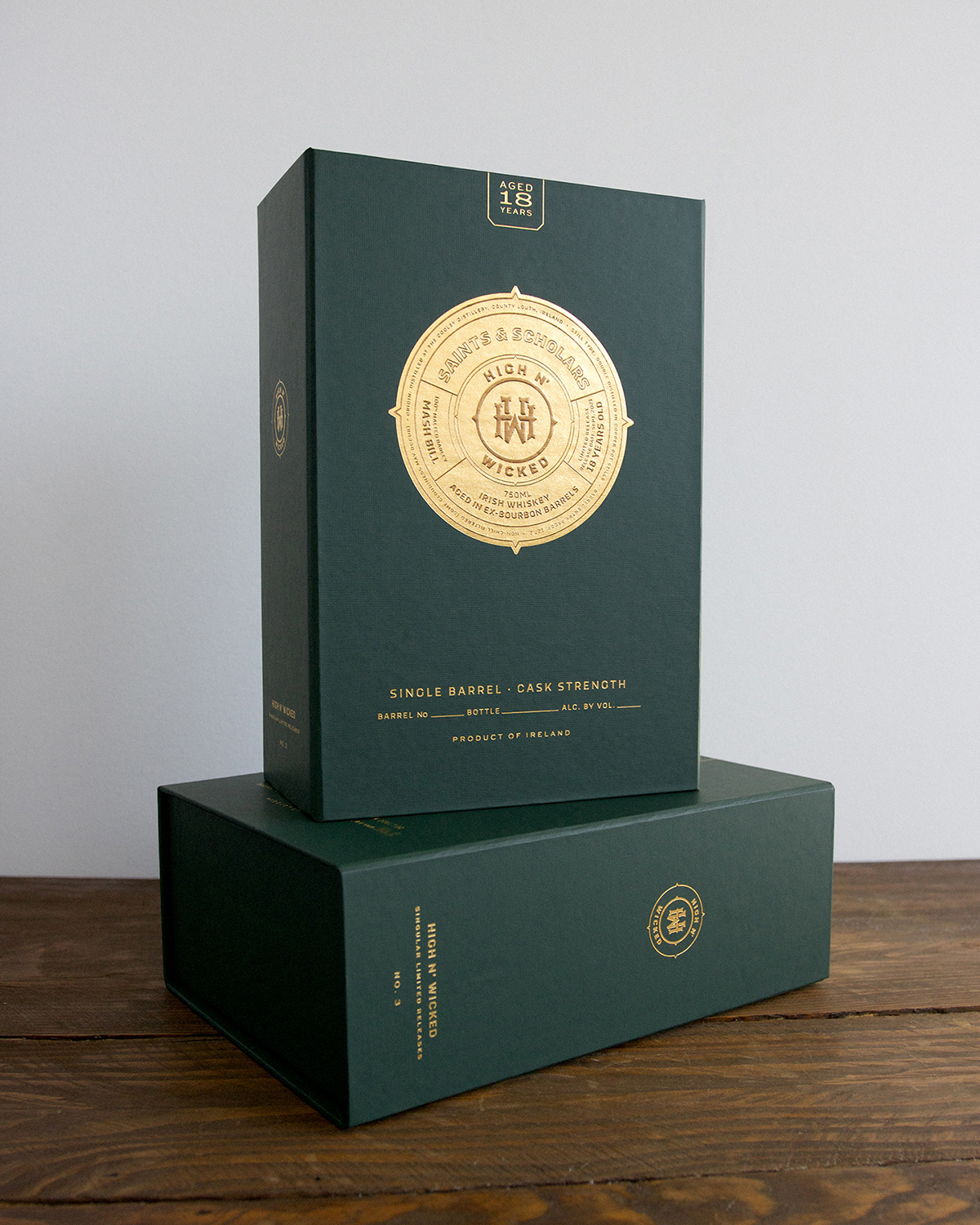 Saints & Scholars Packaging Design by Watermark Design