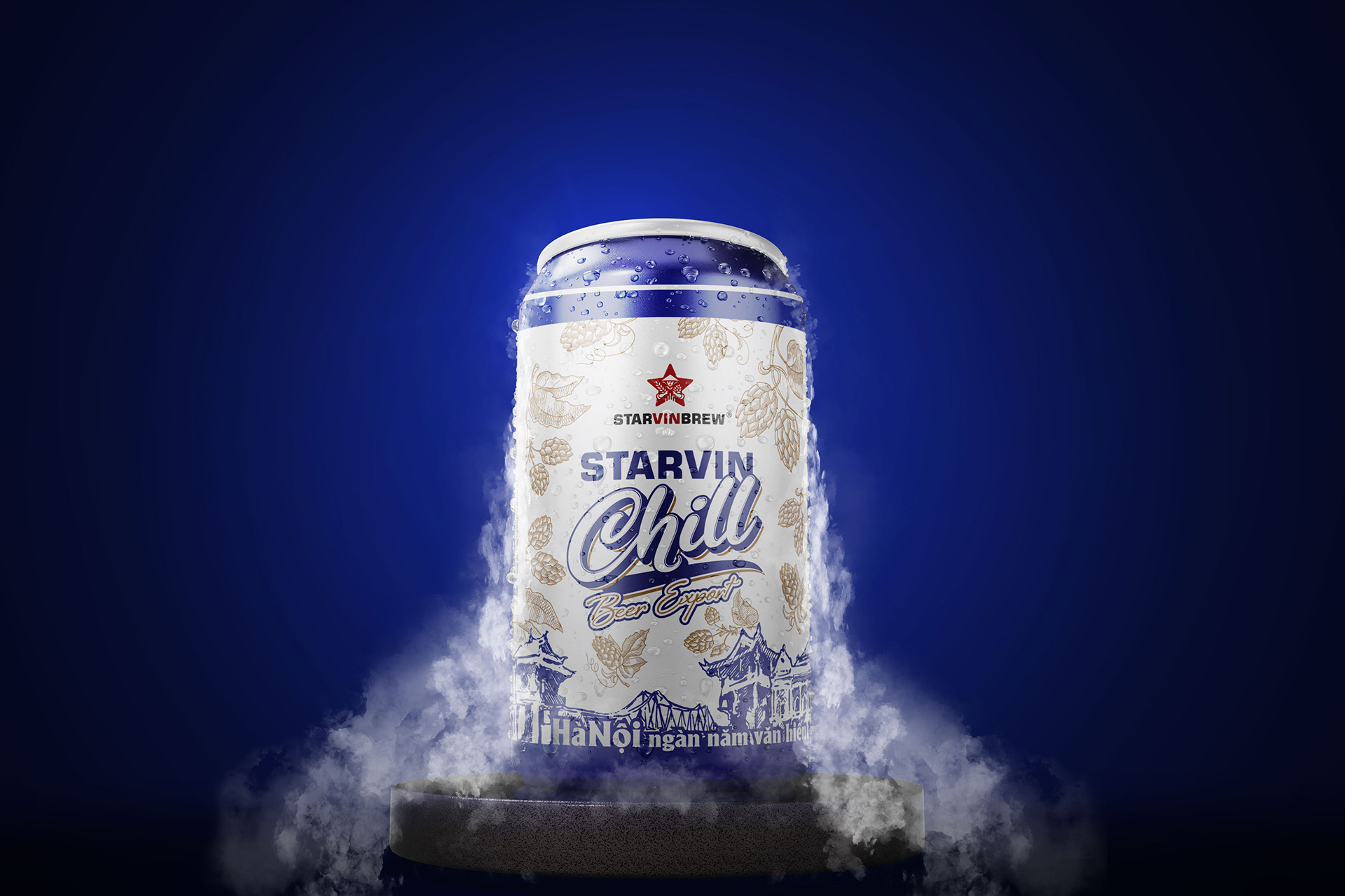 StarvinChill Beer Packaging Design