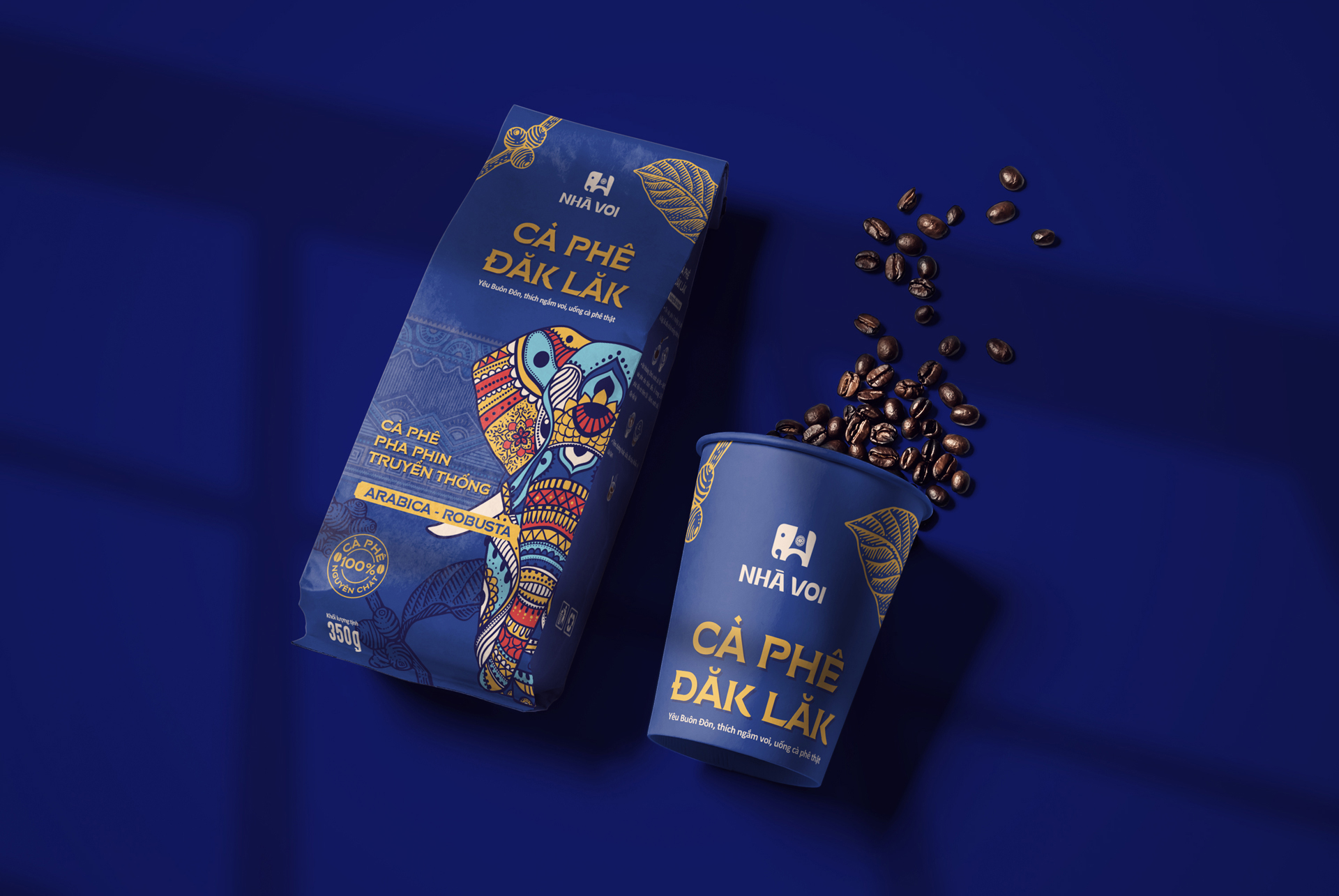 Nha Voi Coffee Packaging Design