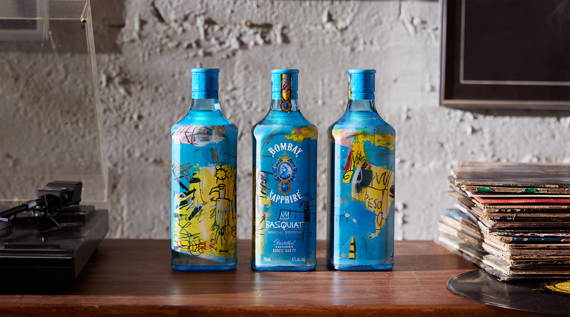 Bombay Sapphire Honours Jean-michel Basquiat With Special Edition Designed by Knockout