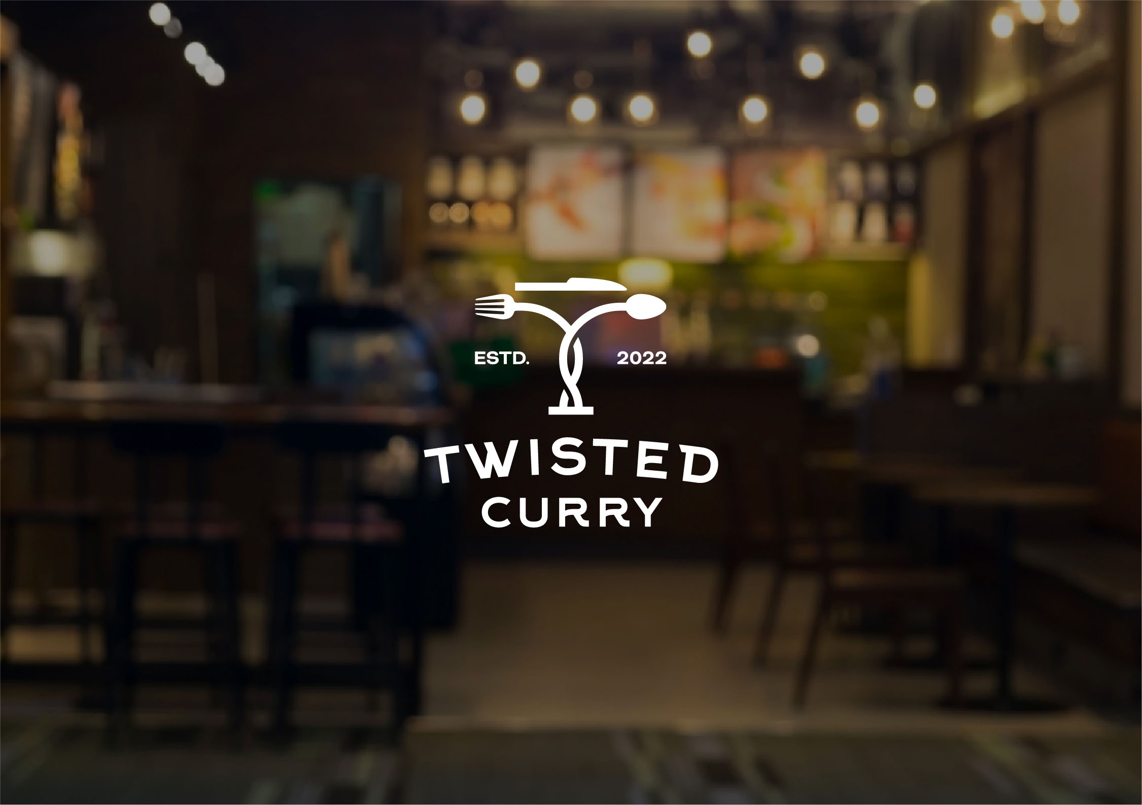 Twister Curry Indian Diner Branding