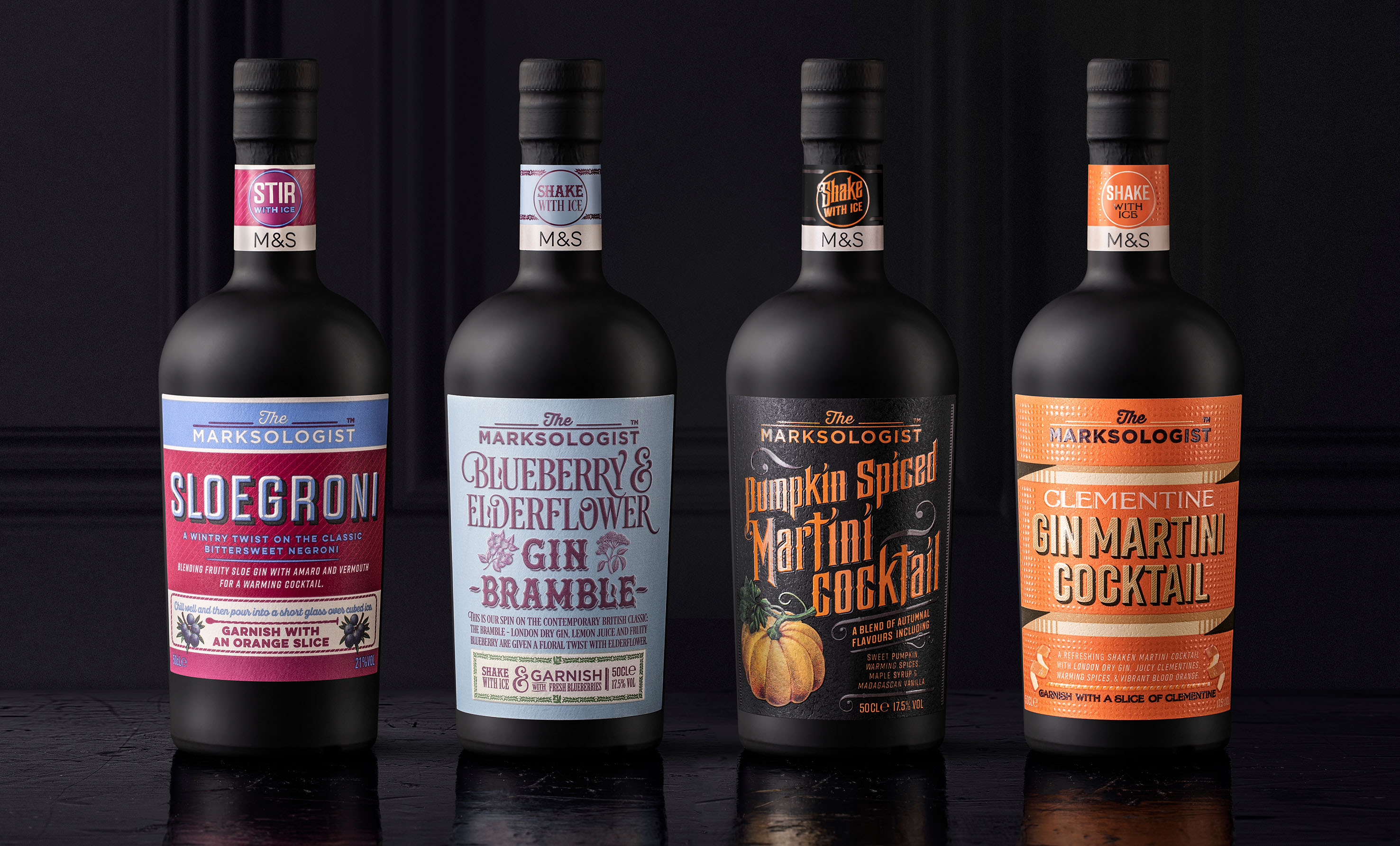 ‘The Marksologist’ Premium Cocktail Range From Marks and Spencer