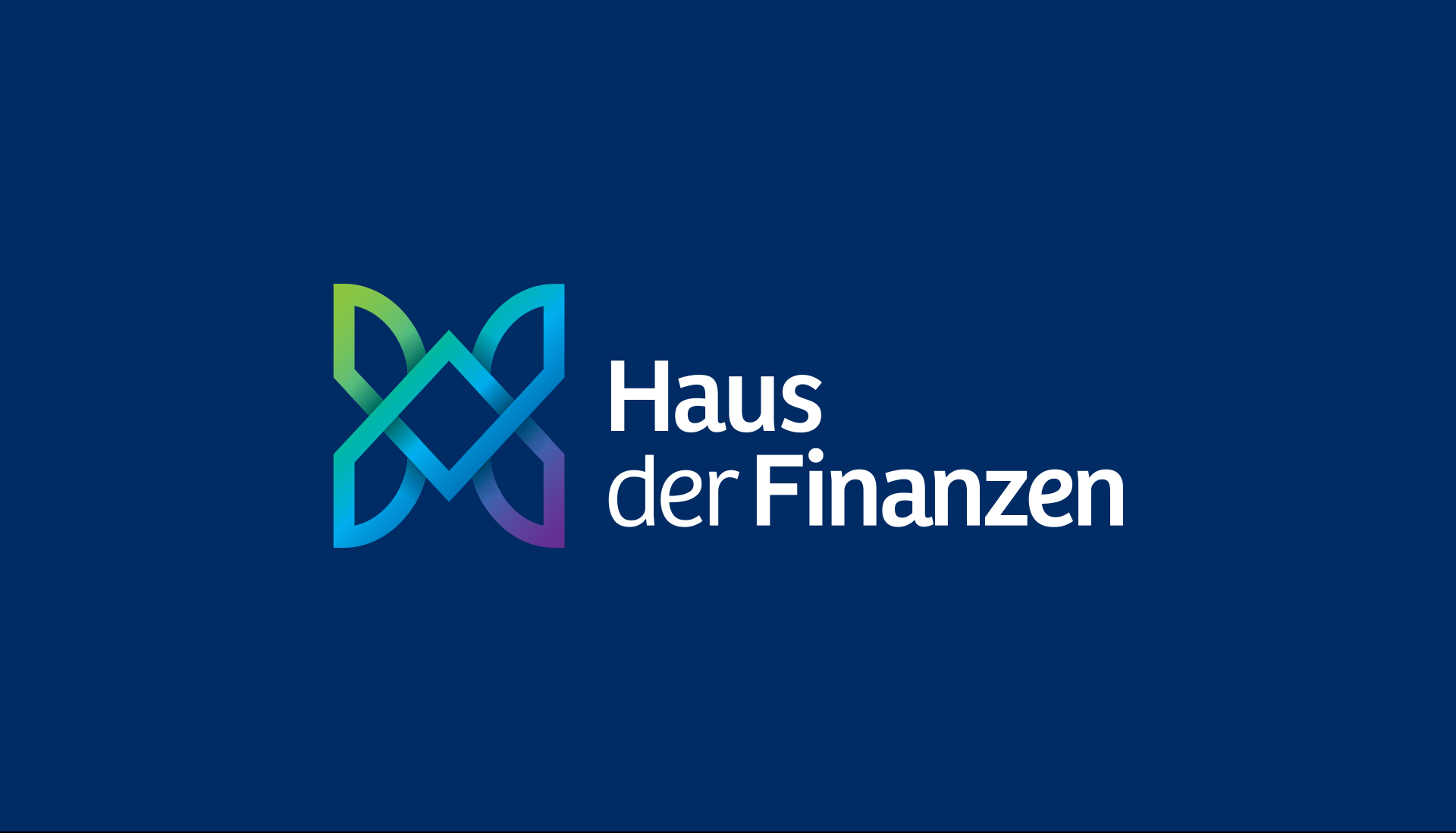 Haus der Finanzen Logo Design
