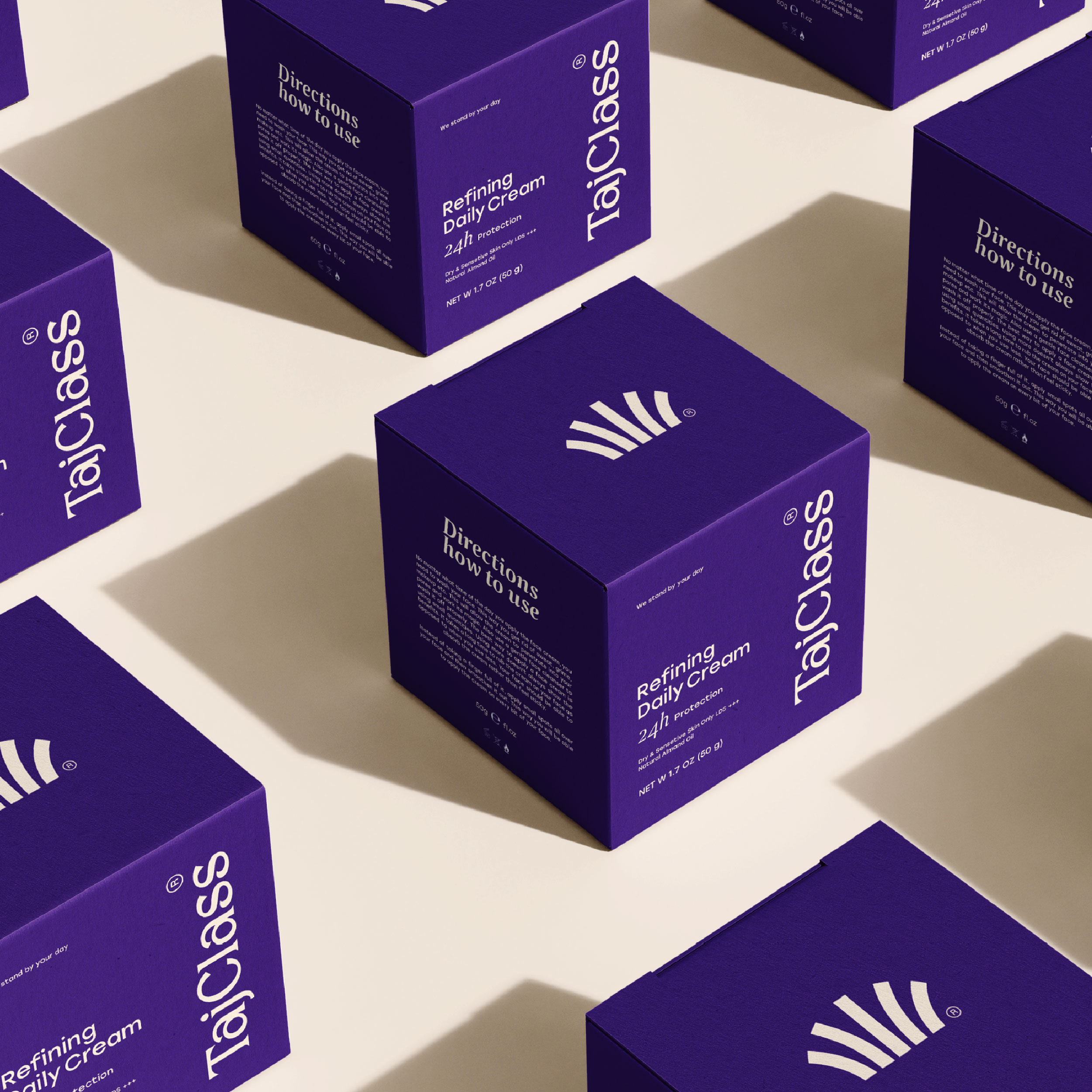 Rebrand, Logo, Idenetity and Packaging Design for Taj Class Cosmetics Store in Oman