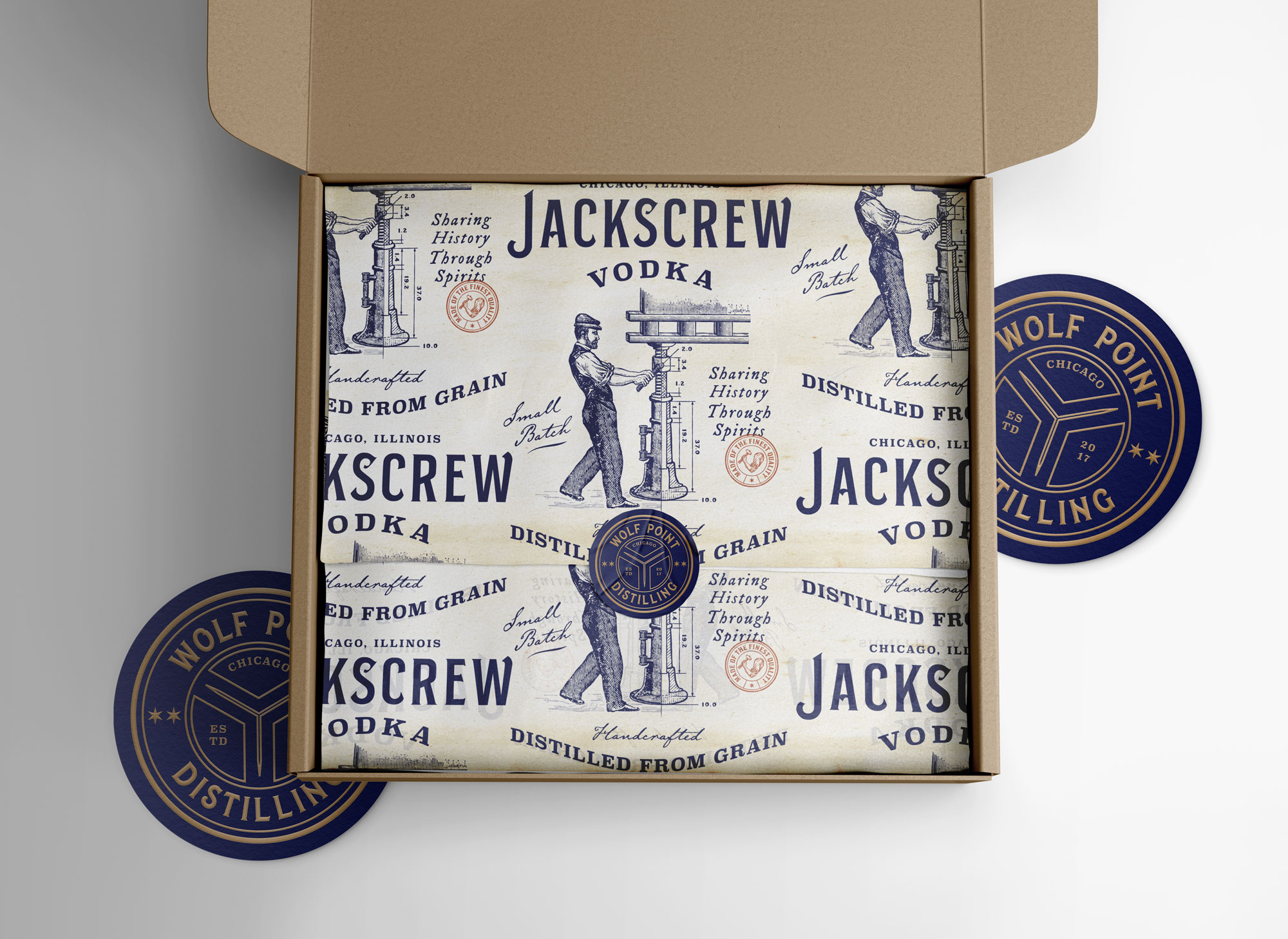 Jackscrew Vodka Branding and Packaging Design Concept and Story