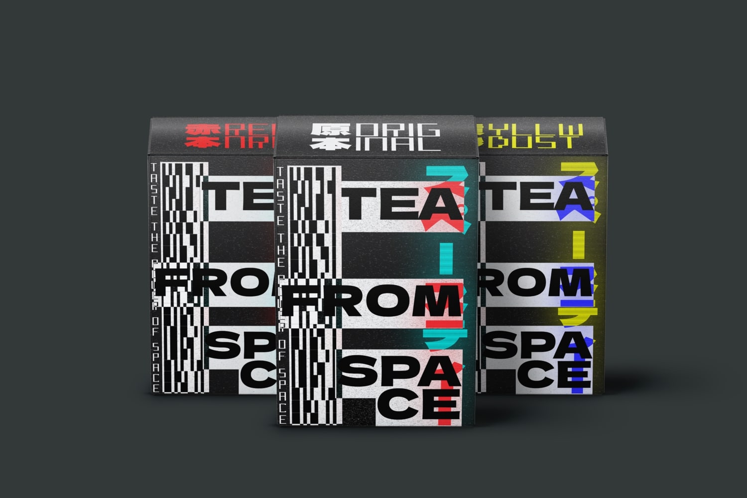 Space Tea Packaging Design Concept