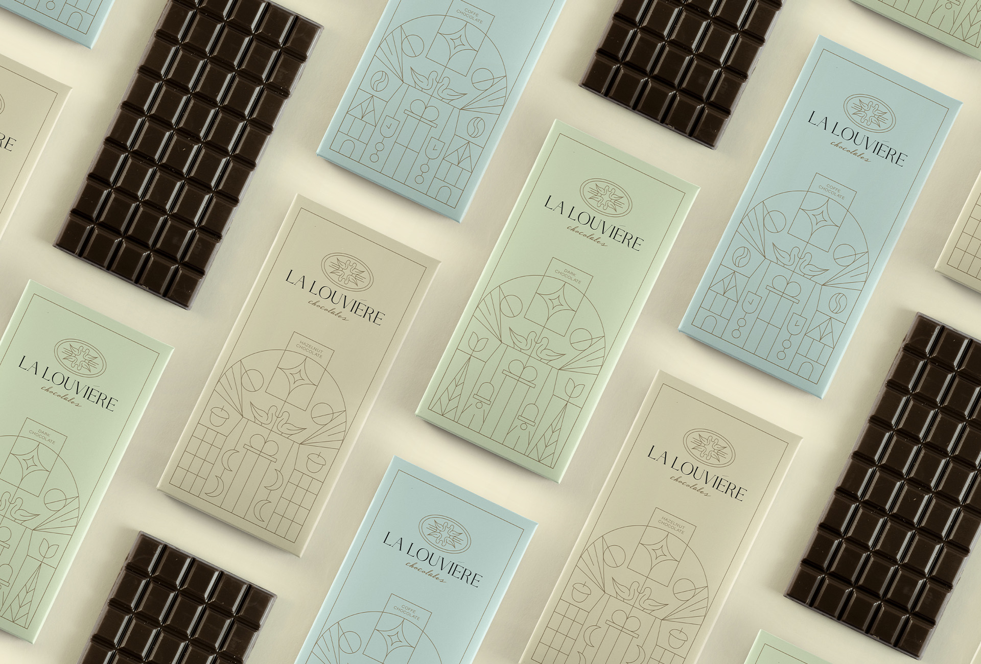 La Louvière Chocolates Packaging Design
