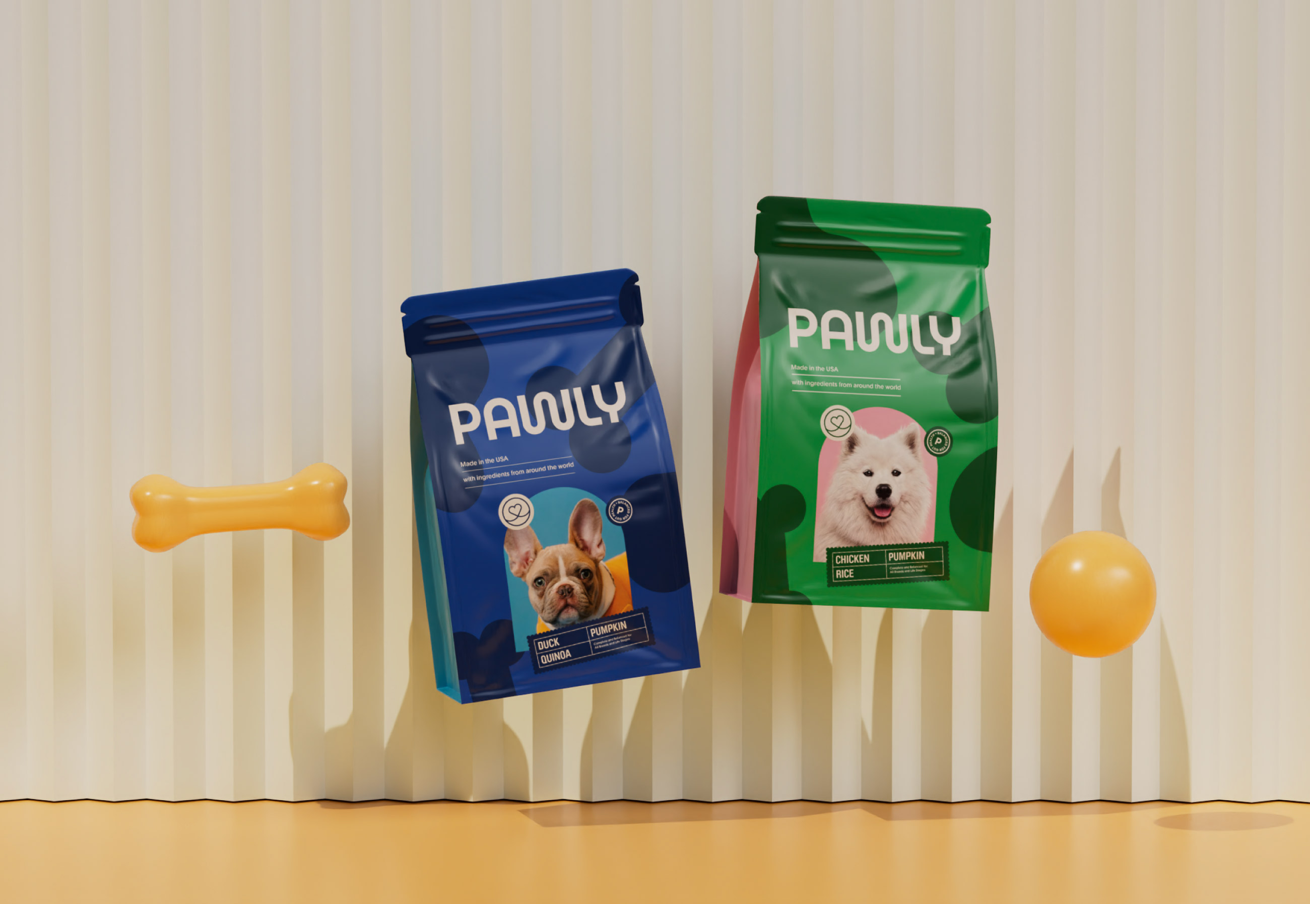 Branding for Pawly Dog Food