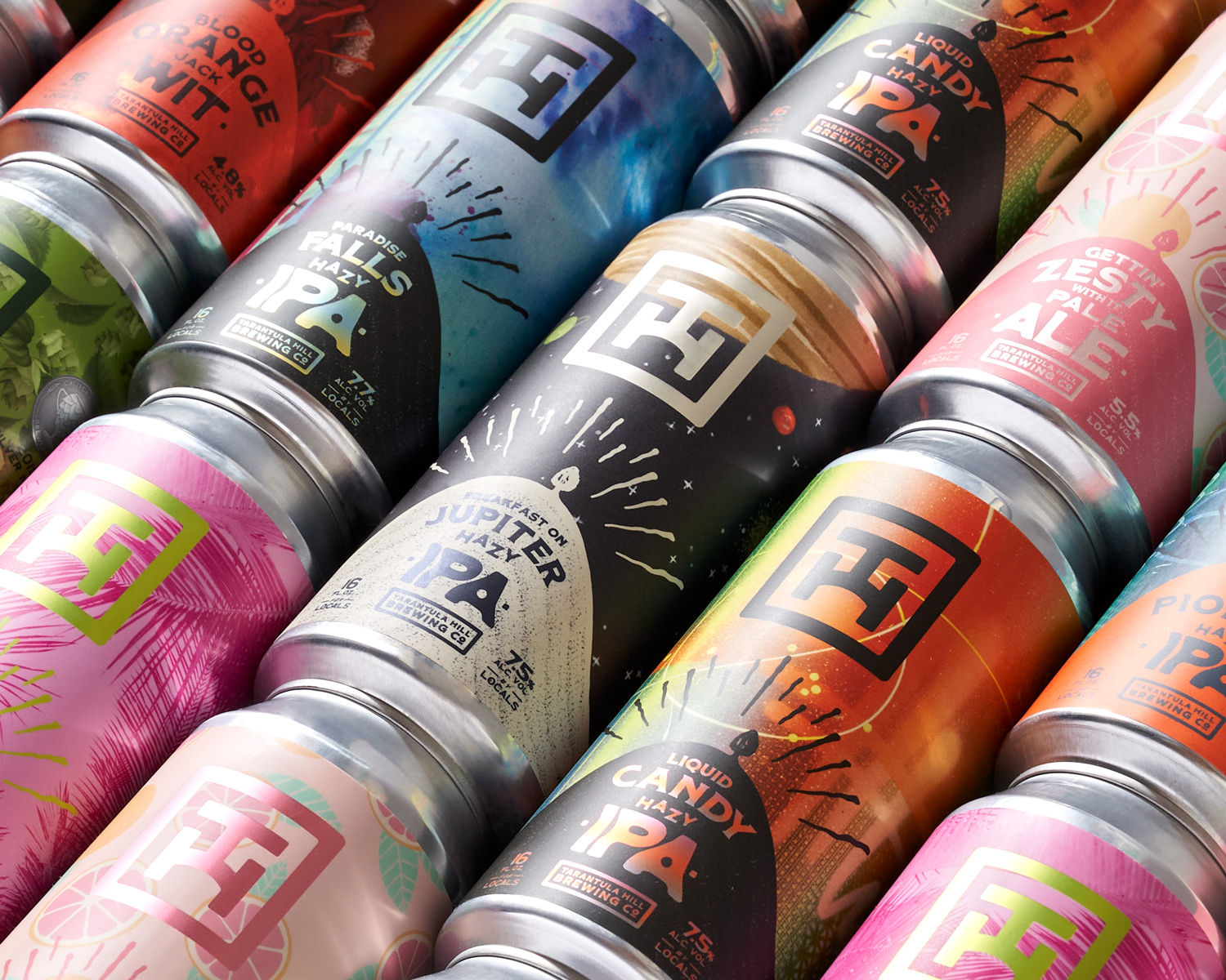 Studio Ethur Ethur Creates Beer Packaging Design for Tarantula Hill Brewing Co.