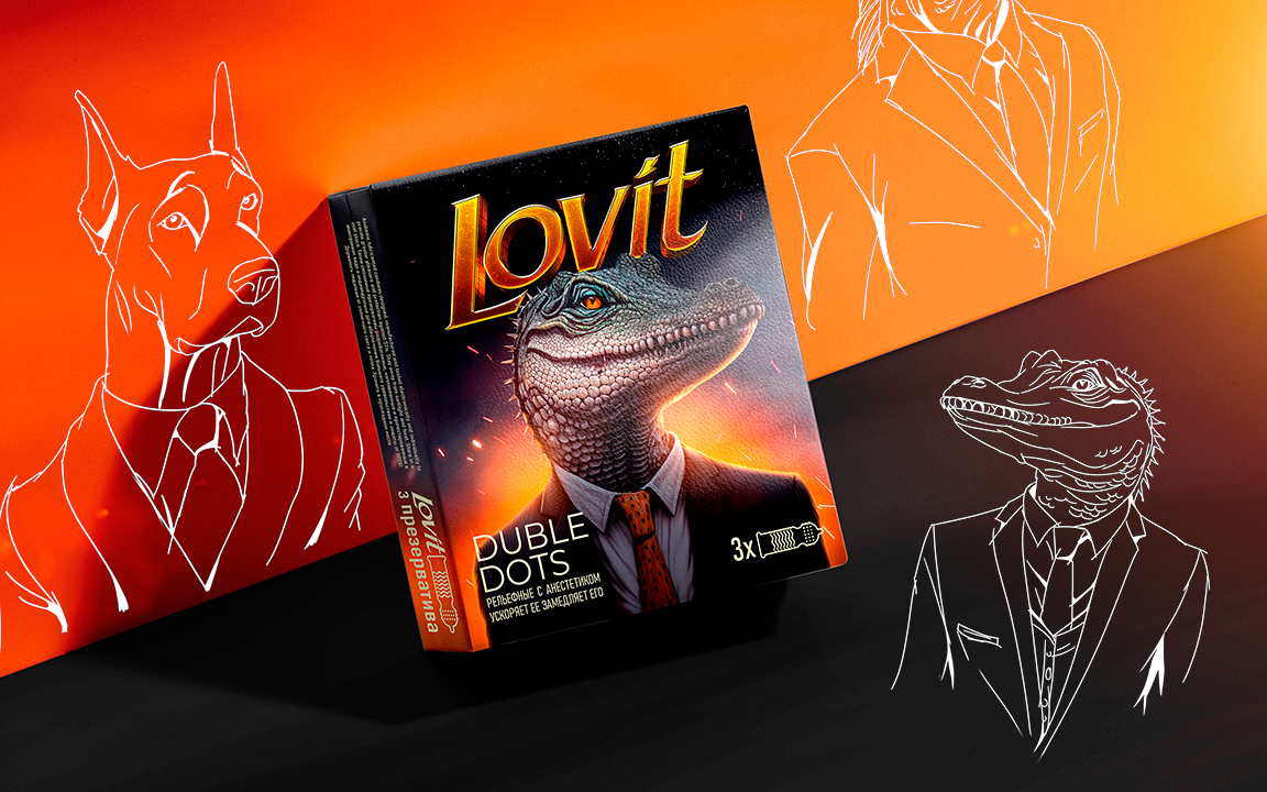 Lovit Condoms Design by Minim