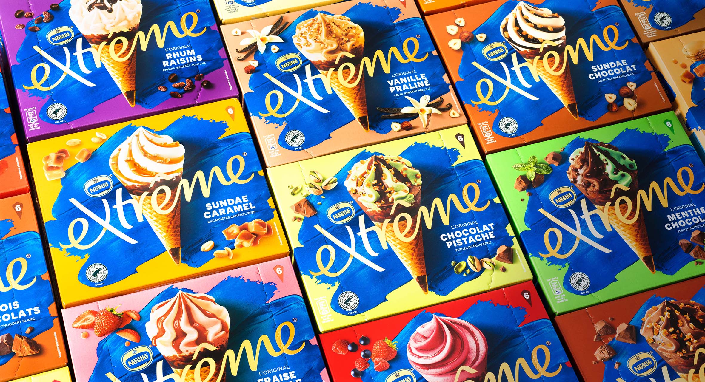 Springetts Creates Packaging Design for Extreme Ice Cream