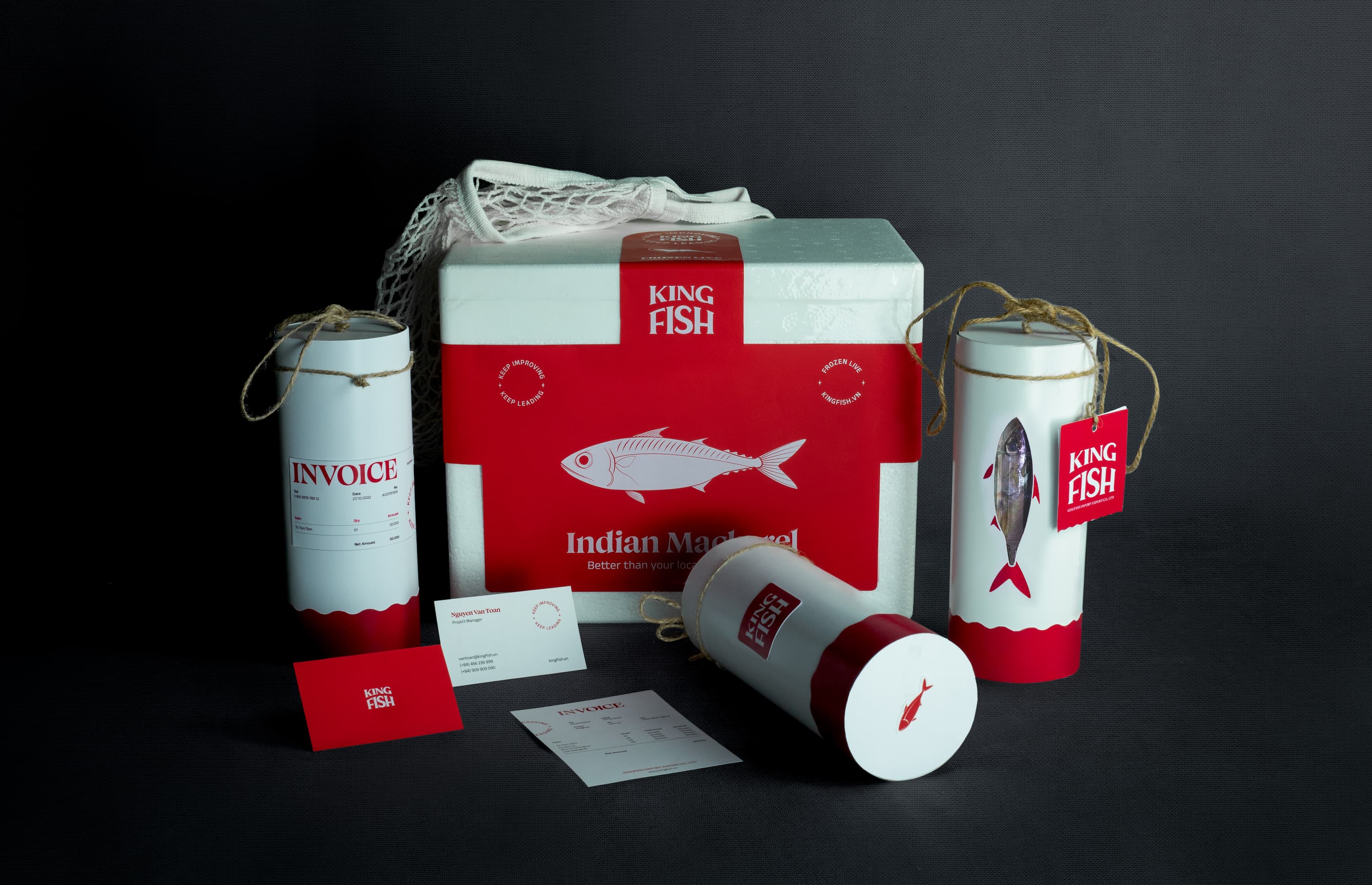 Vũ Digital Creates Kingfish Brand Identity
