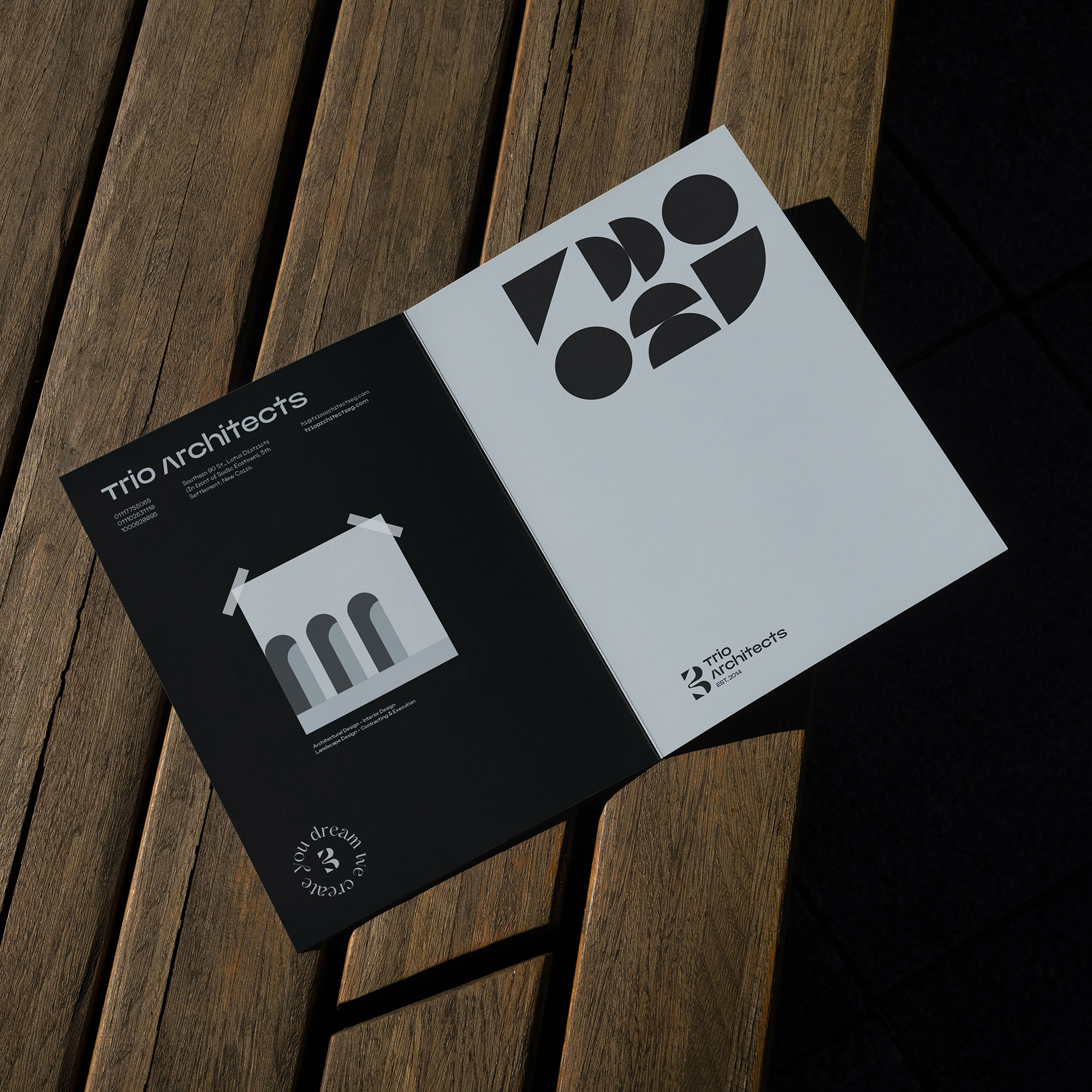 Trio Architects Brand Identity Design By Ahmed Aziz