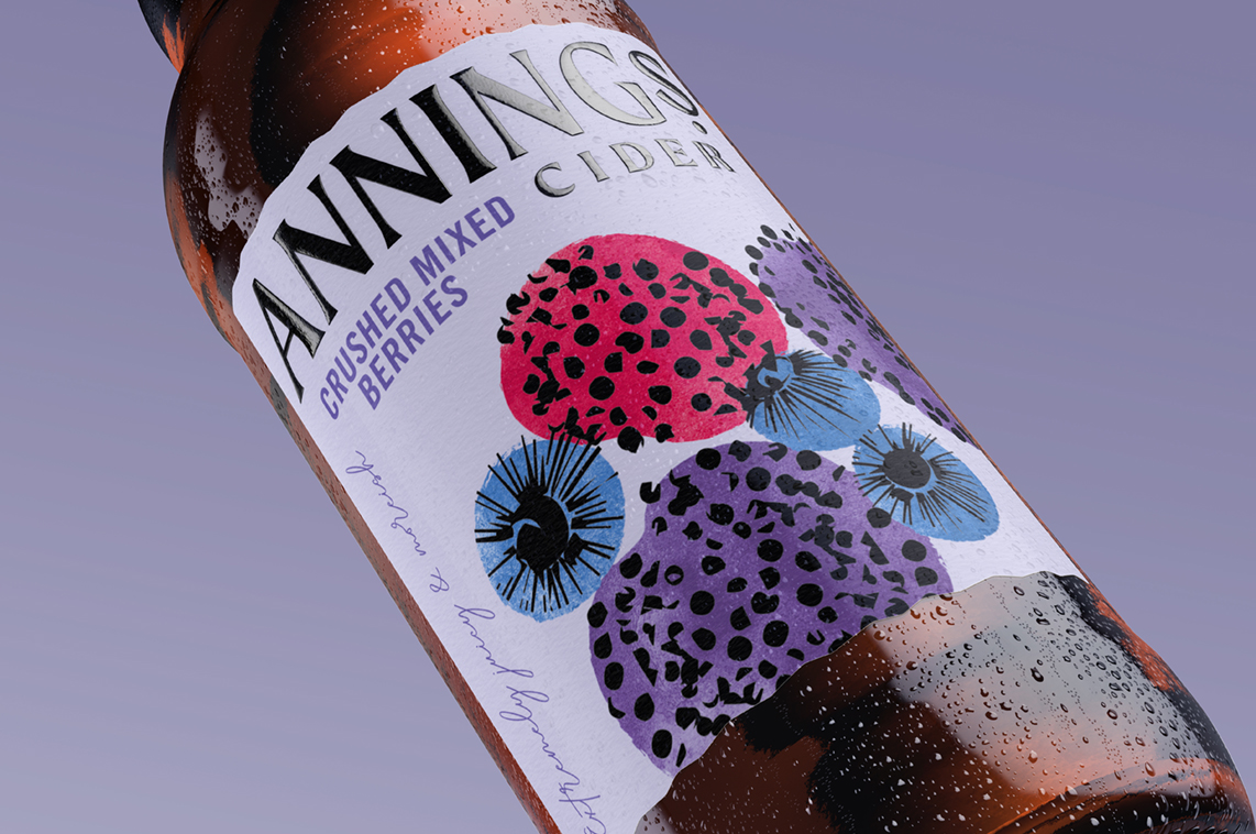 Anning’s Cider Label Design by Buddy Creative Ltd