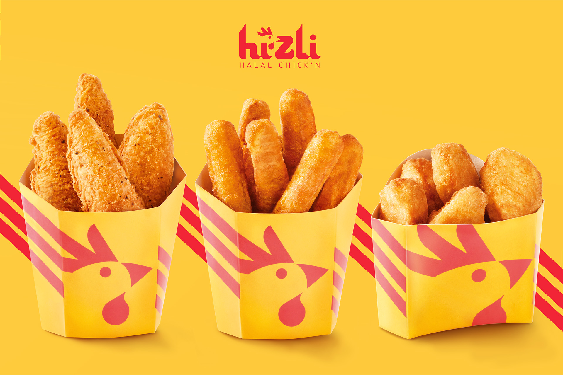 Branding for Hizli, halal chick’n by DesignRepublic