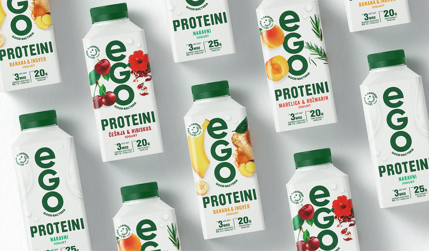 Ego Yoghurt Branding and Packaging Design