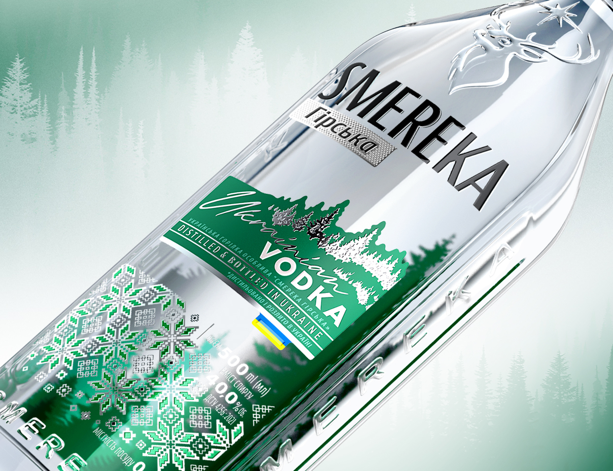 Smereka Vodka: A Natural Blend of Carpathian Beauty, Ukrainian Traditions, and Visual Delight