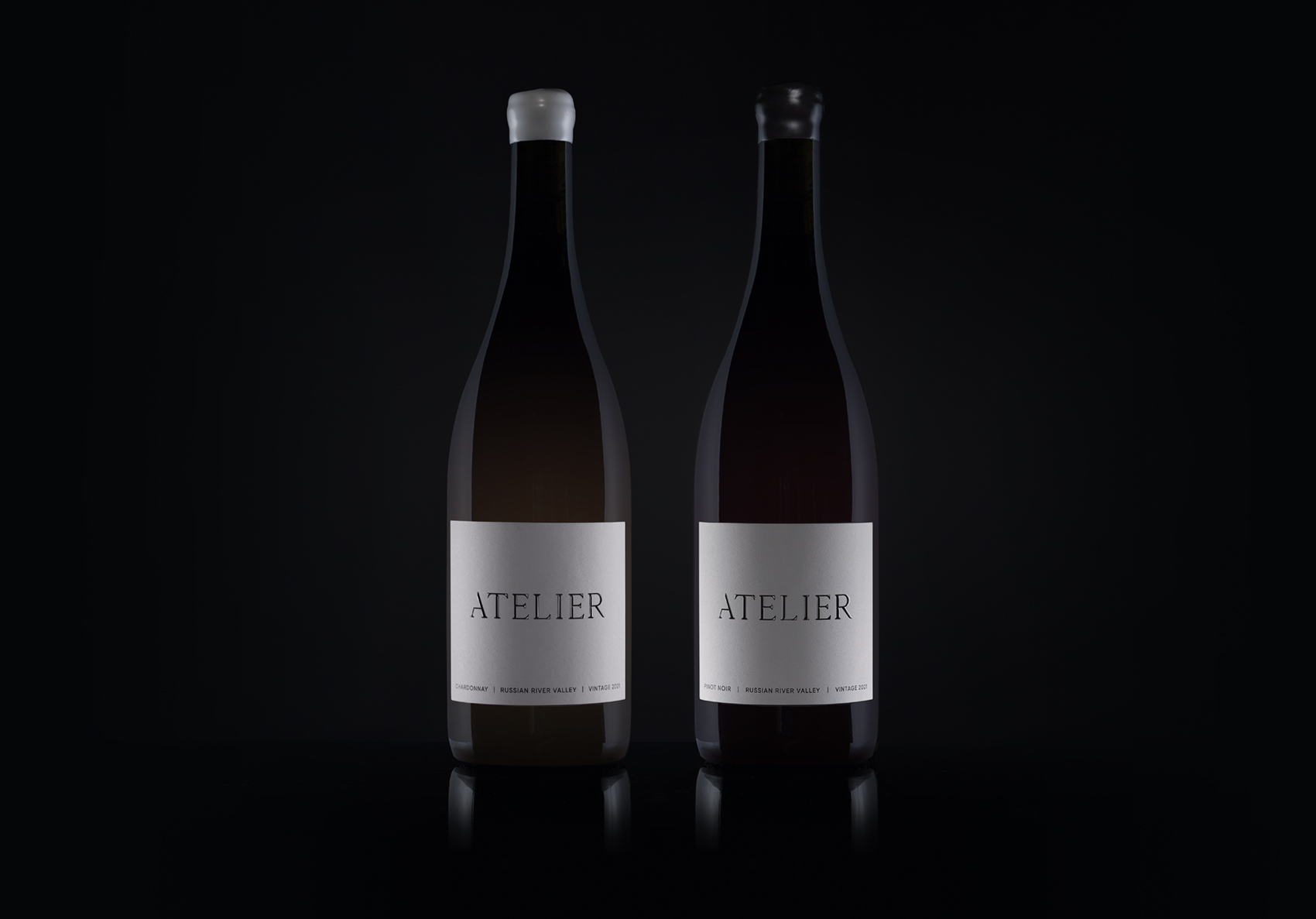 Harmonious Wine Label Design for Atelier Wine
