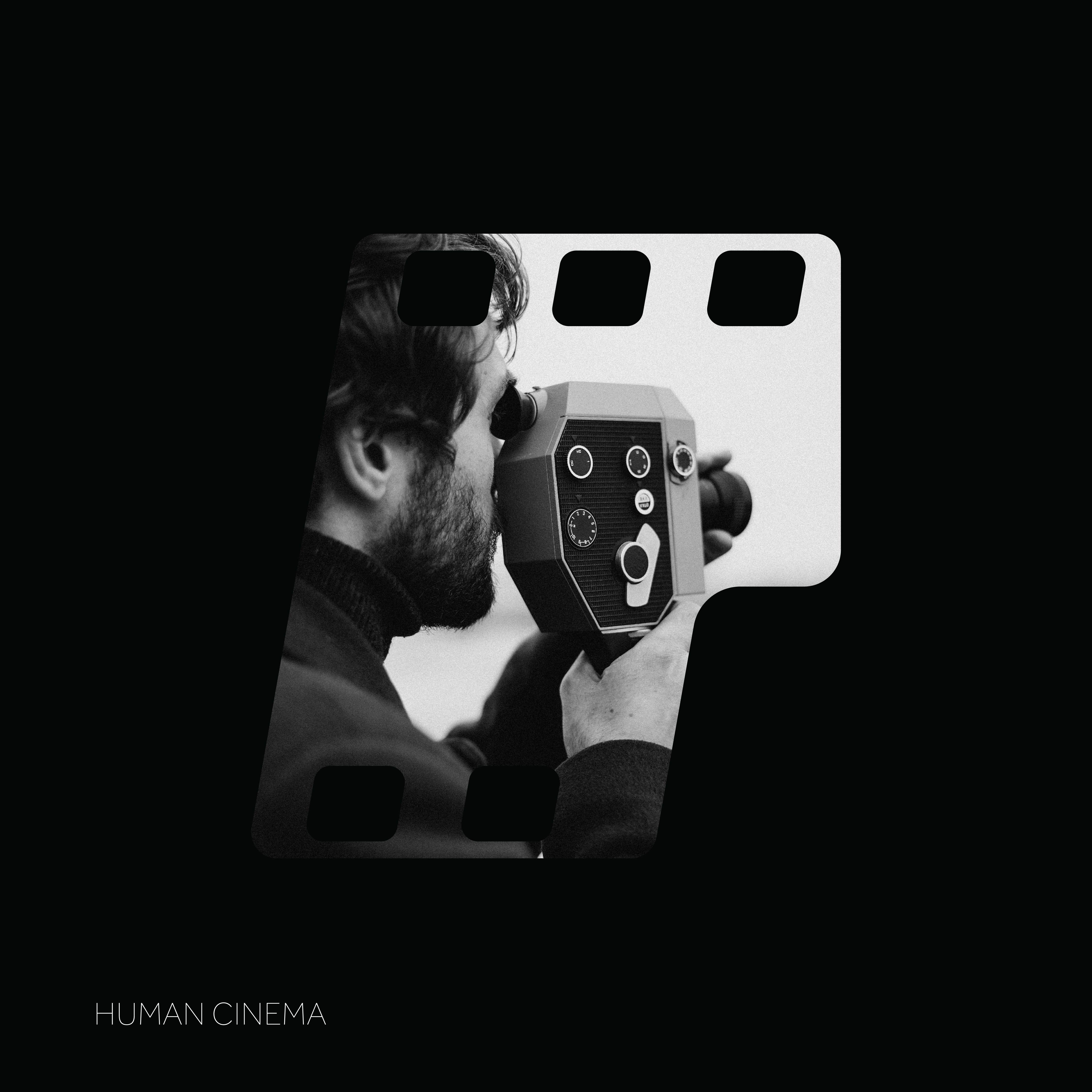Human Cinema: A Professional and Elegant Logo for the Film Industry