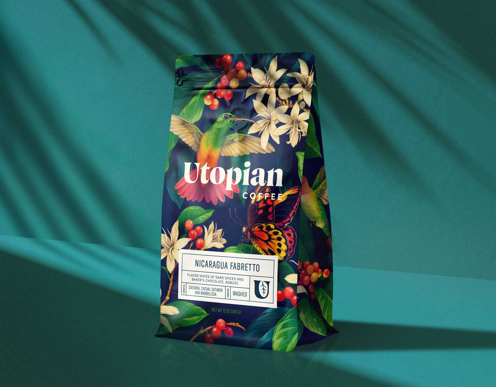 Pavement Gives Utopian Coffee a New Look that Celebrates the Origins of Coffee