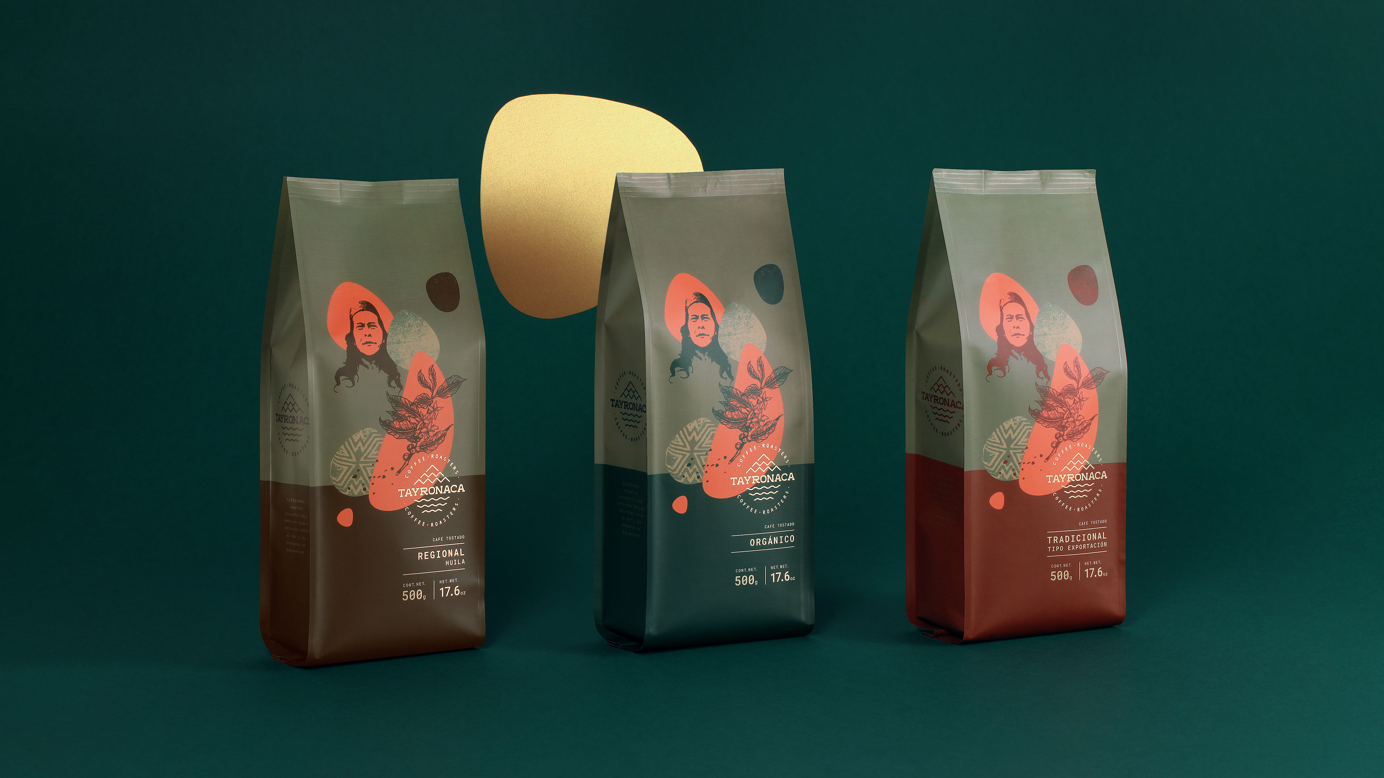 VorticeEstudio Creates Branding and Packaging Design For Tayronaca Coffee Roasters