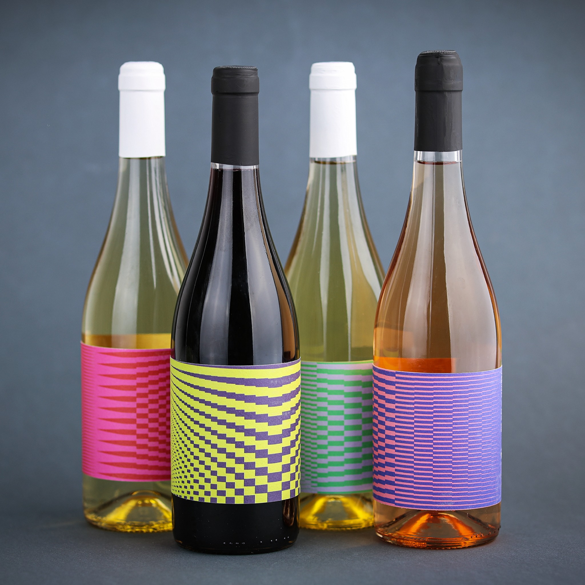 Volume Wines Label Design Inspired by Musical Beats