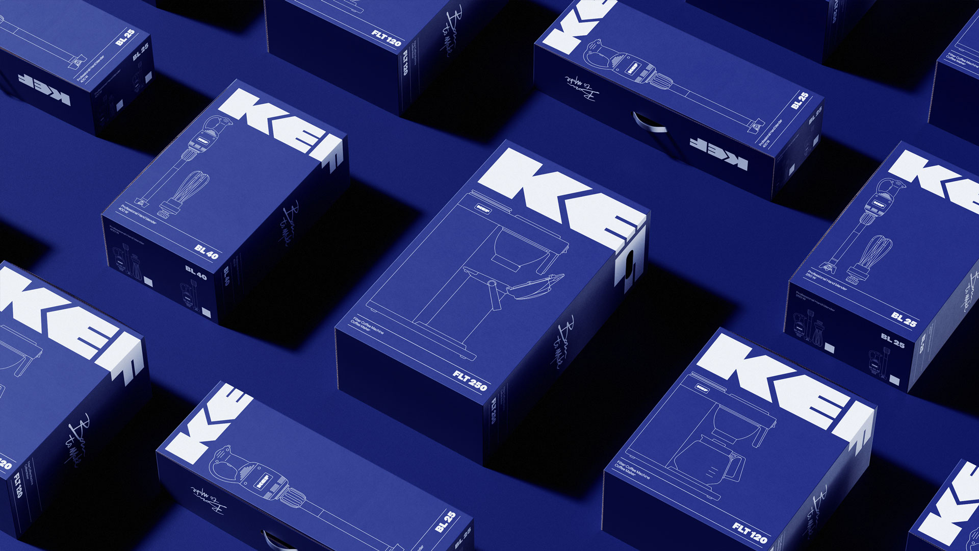 KEF Industrial Branding and Packaging Design