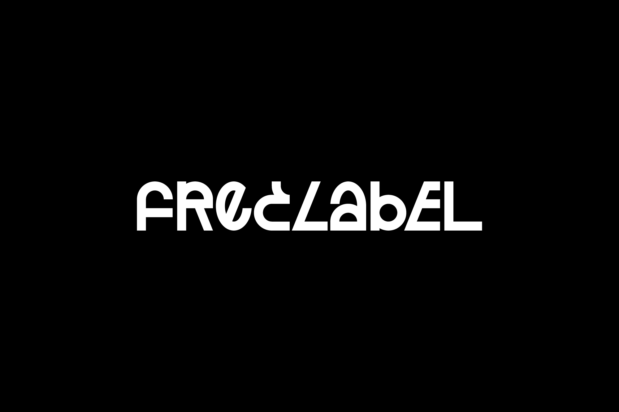 Identity and Typeface for Freelabel Clothing Brand