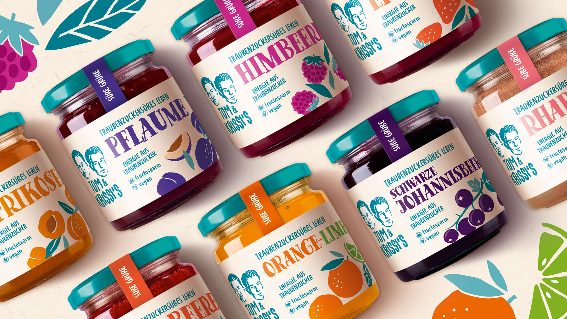Packaging Design for Tom & Krissi’s Low-Frucose Products by Hajok
