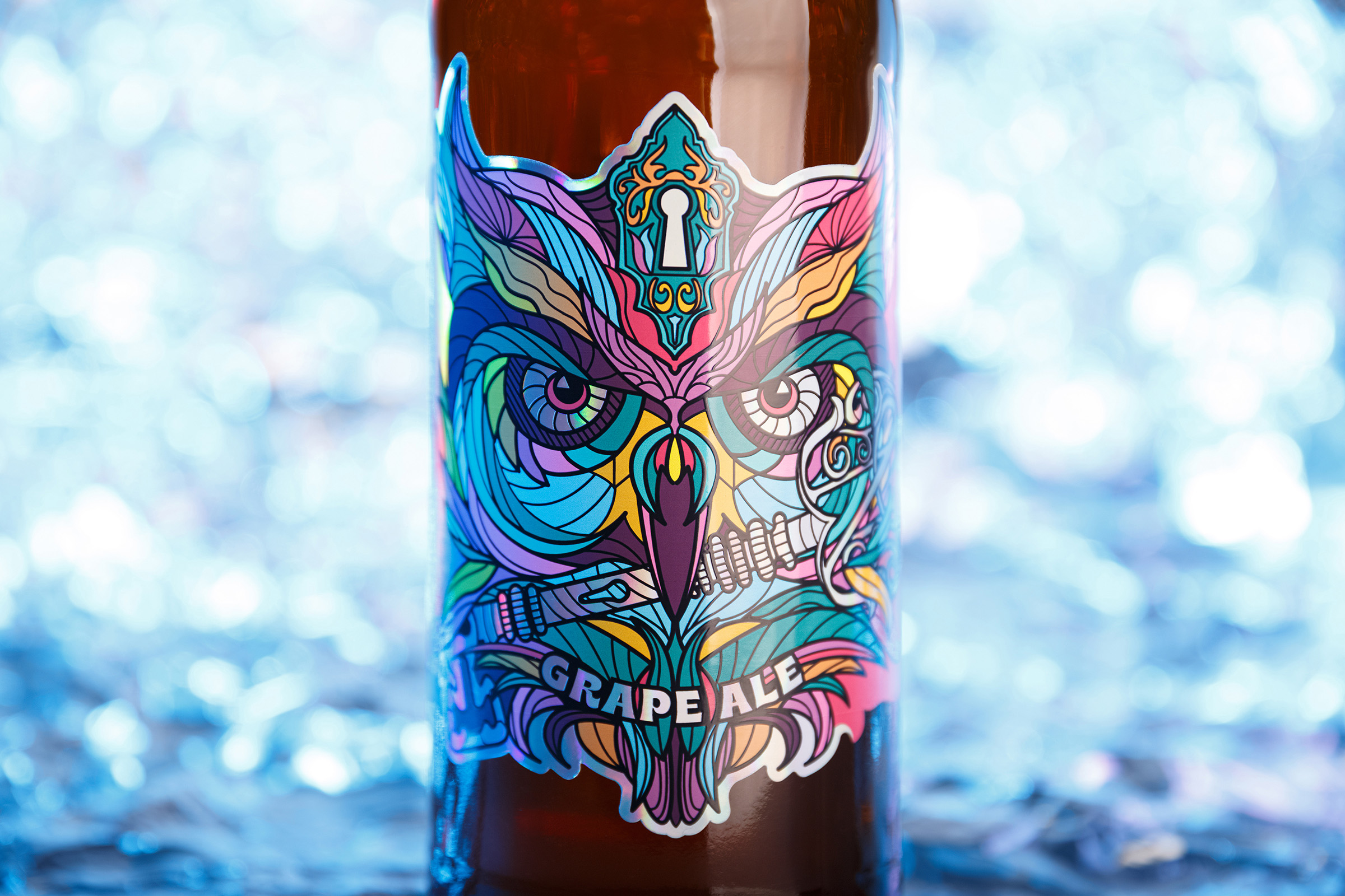 Grape Ale Vibrant and Captivating Packaging Design