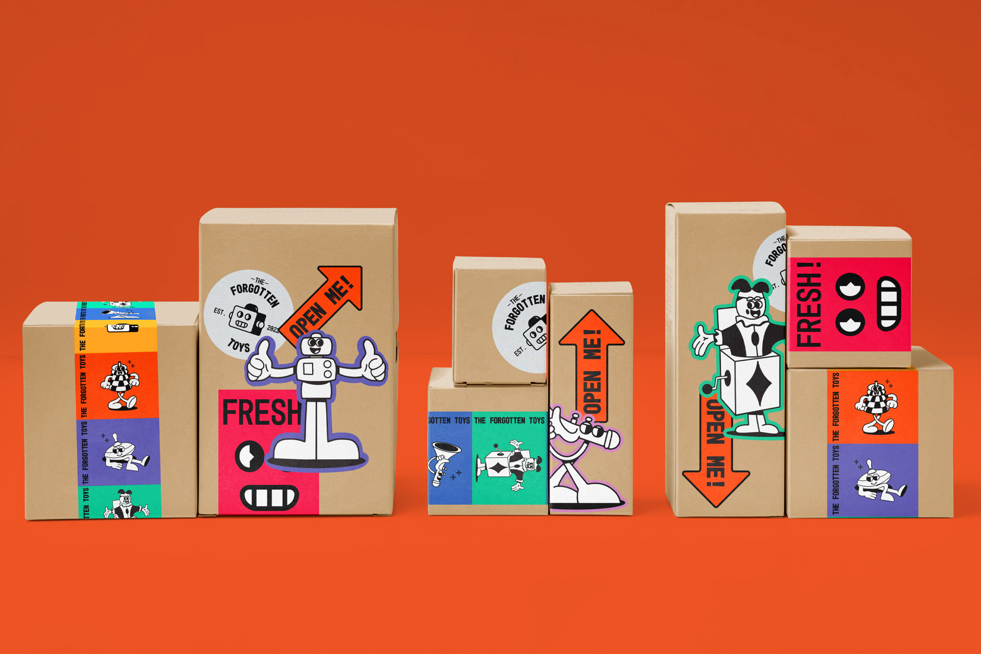 Discover the World of Vintage Toys with The Forgotten Toys Project Brand Identity