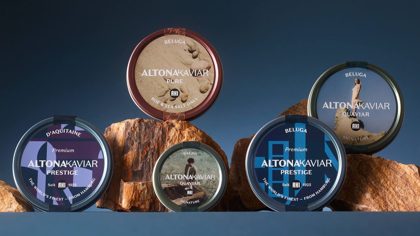 AKI Caviar Brand Identity and Packaging Design