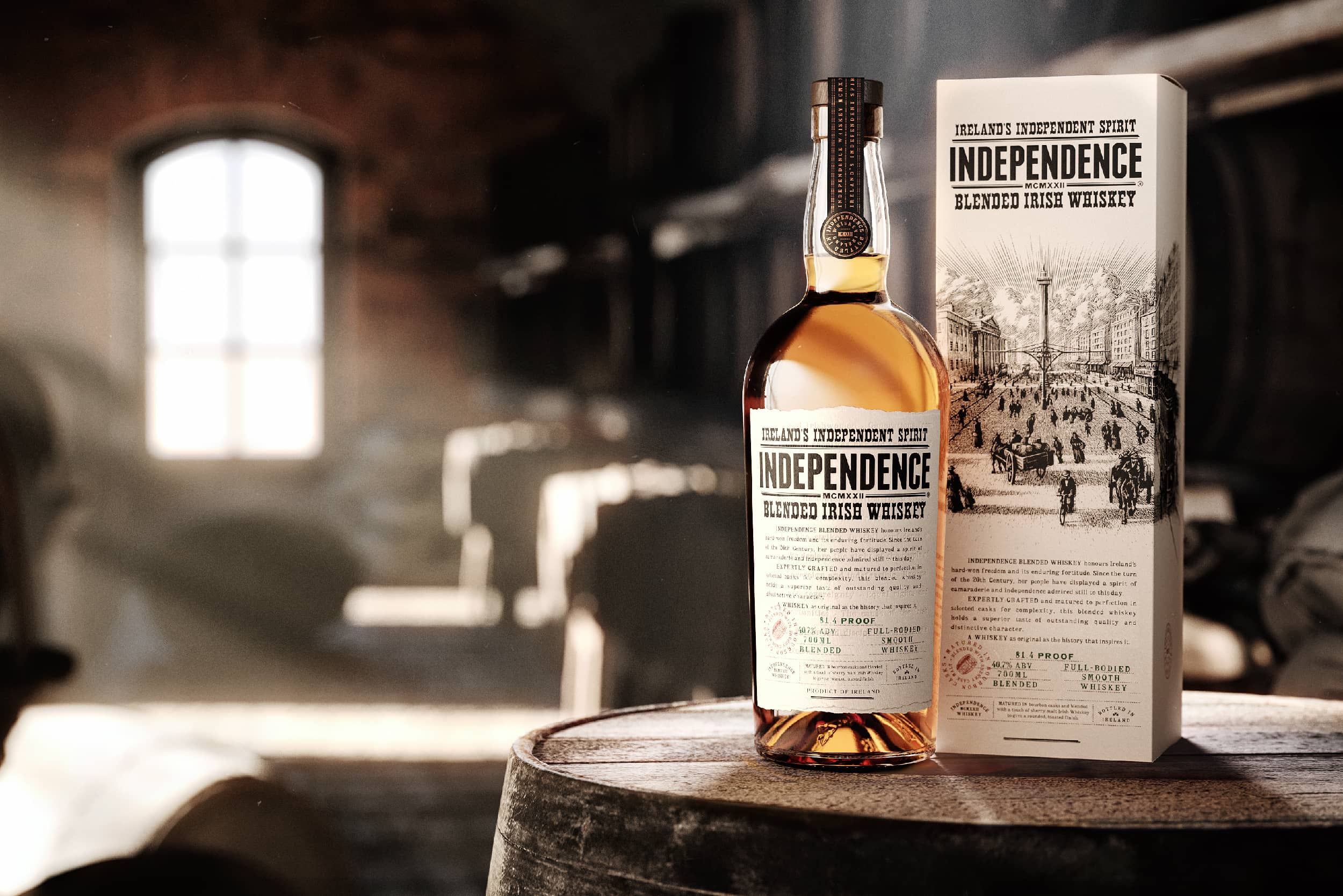 Independence Whiskey Identity and Label Design