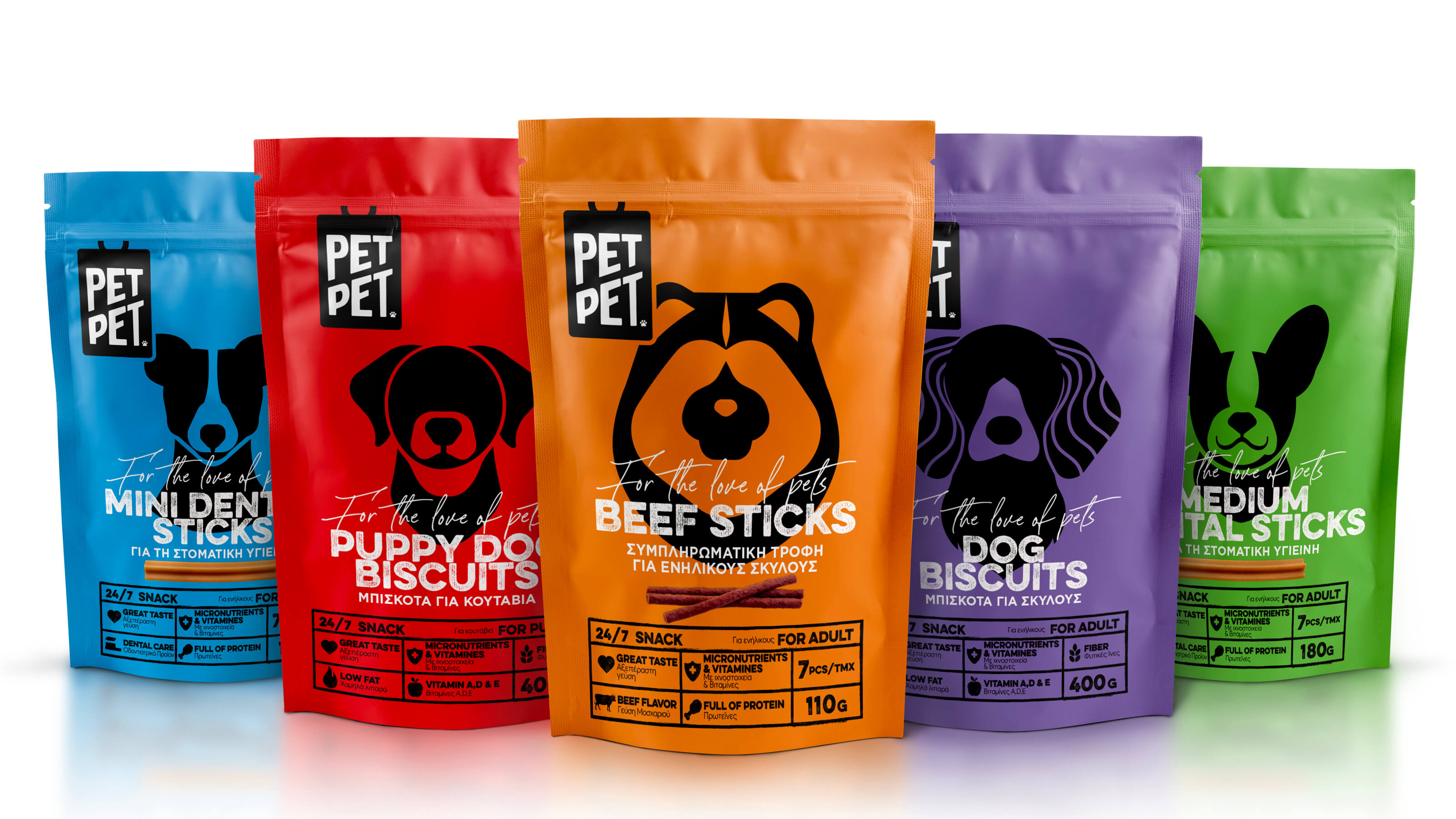 Pet Pet Logo and Packaging Redesign