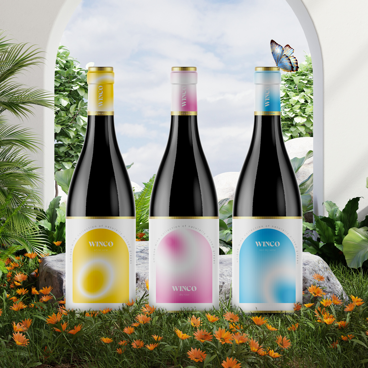 Winco Wine Label Design