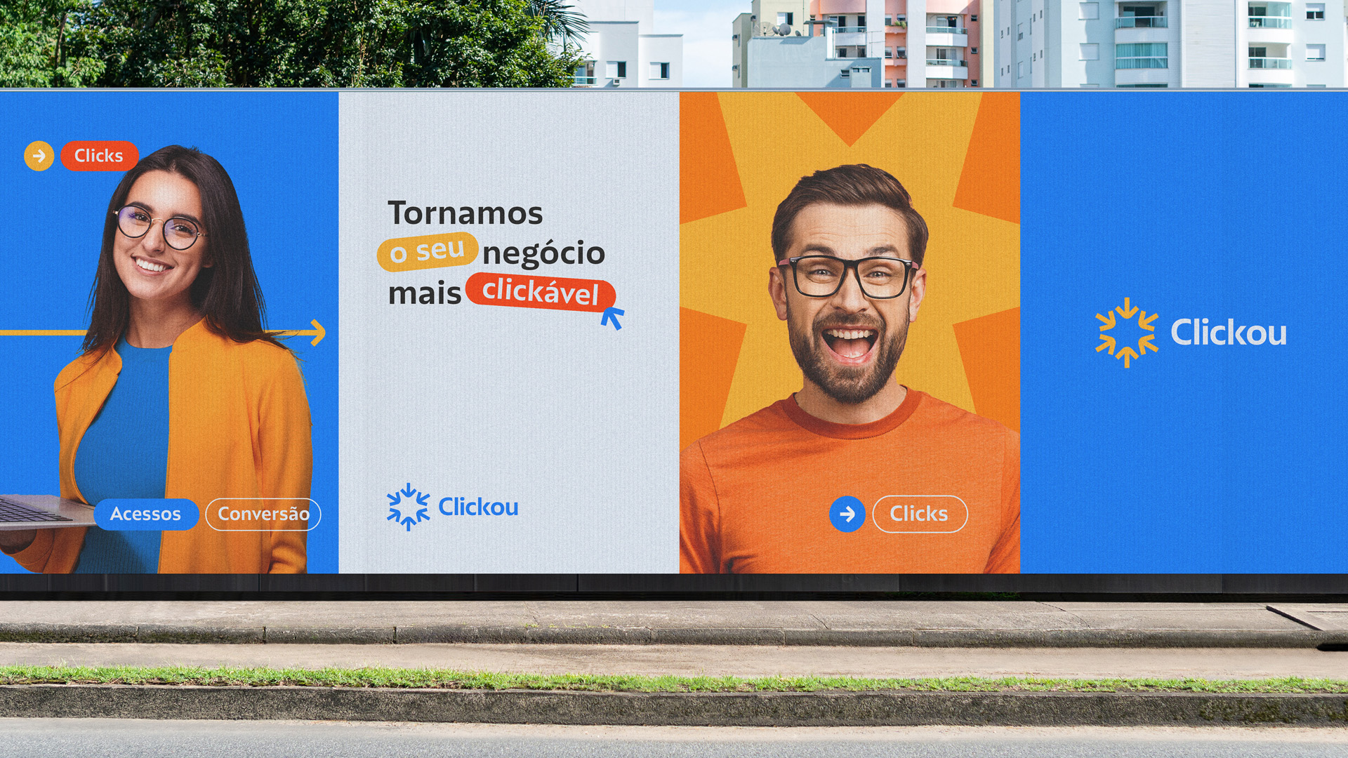 Clickou Agency Visual Identity By Vitor Matosinhos