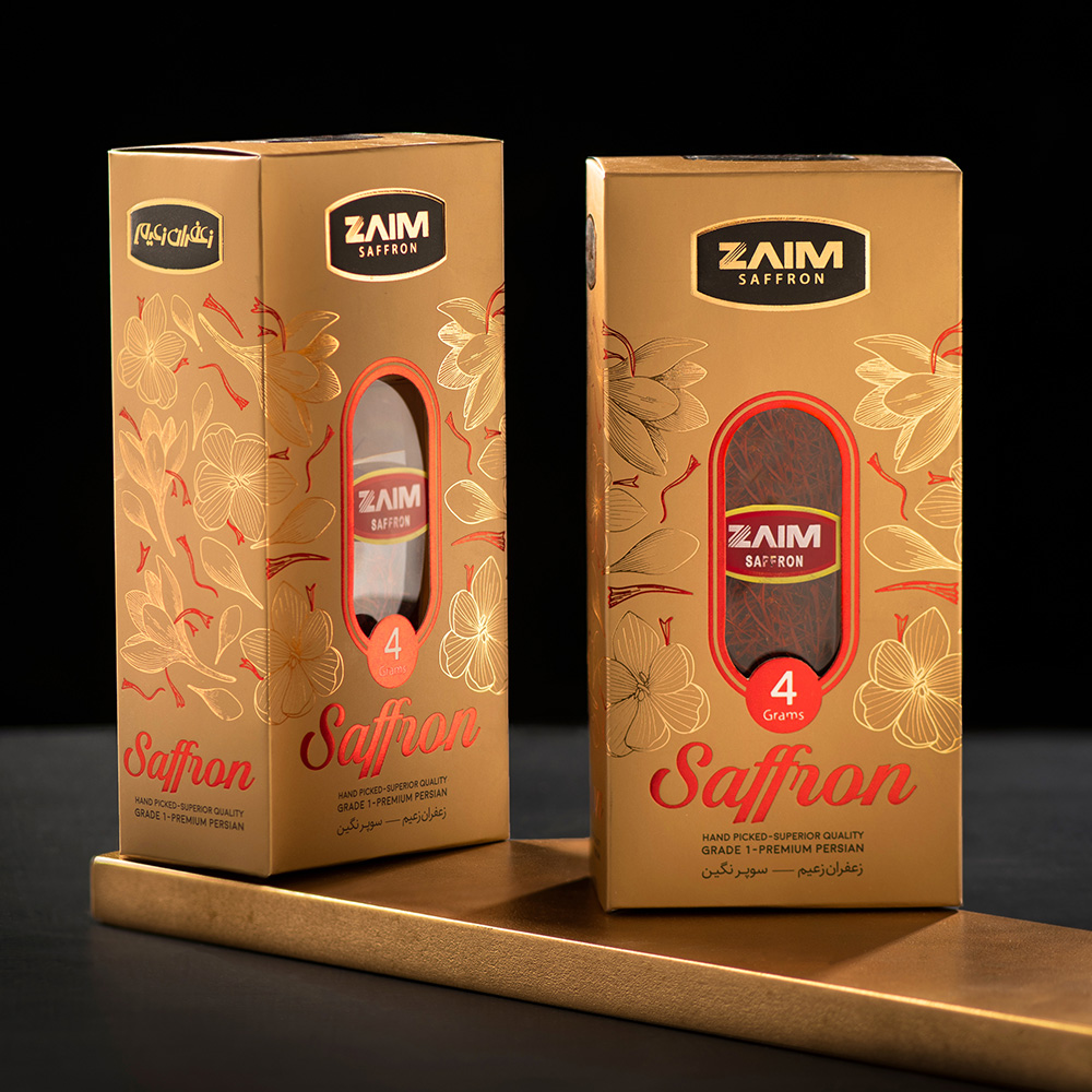 Zaim Saffron Packaging Design