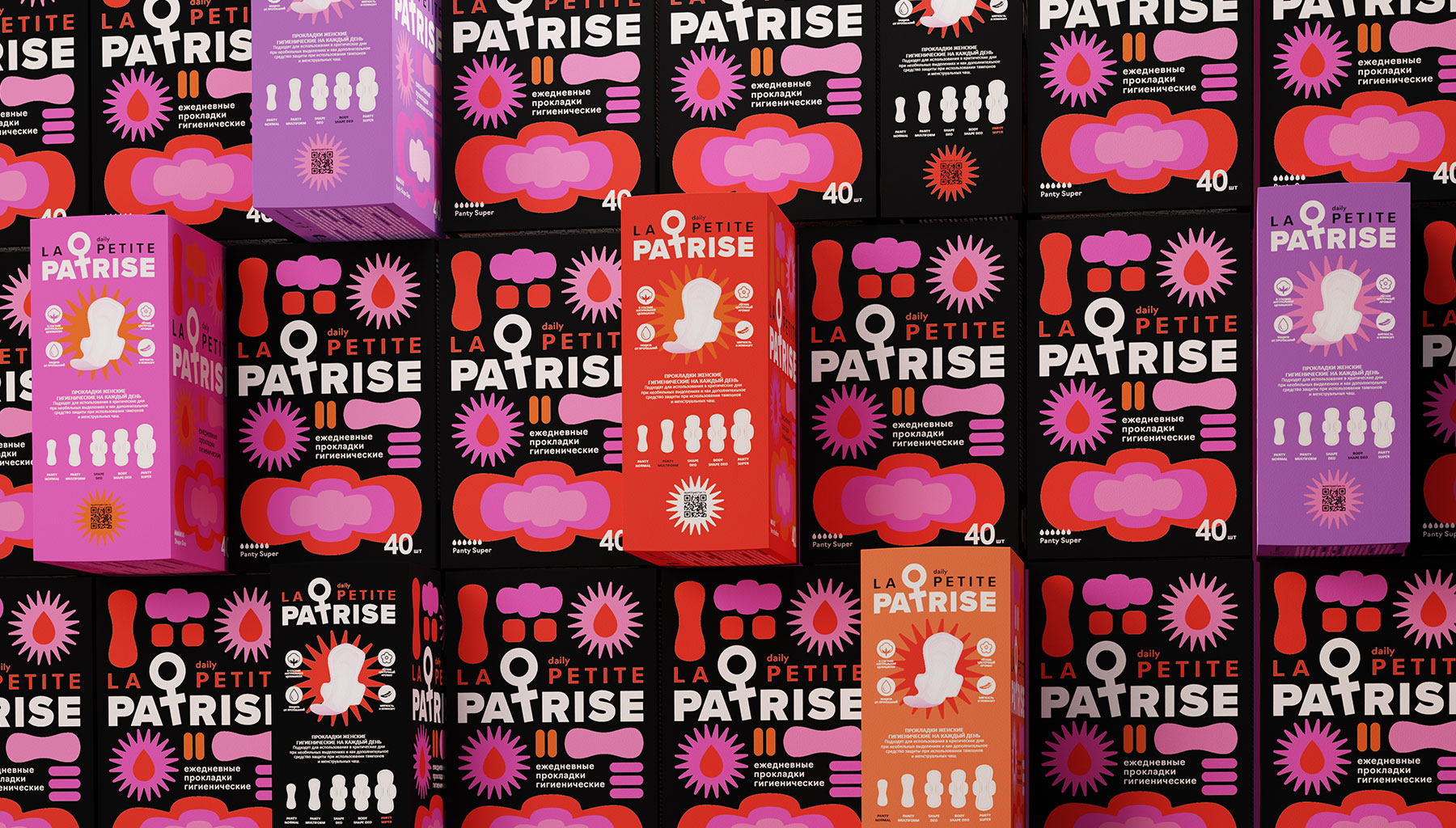 Packaging Design for La Petite Patrise Pads