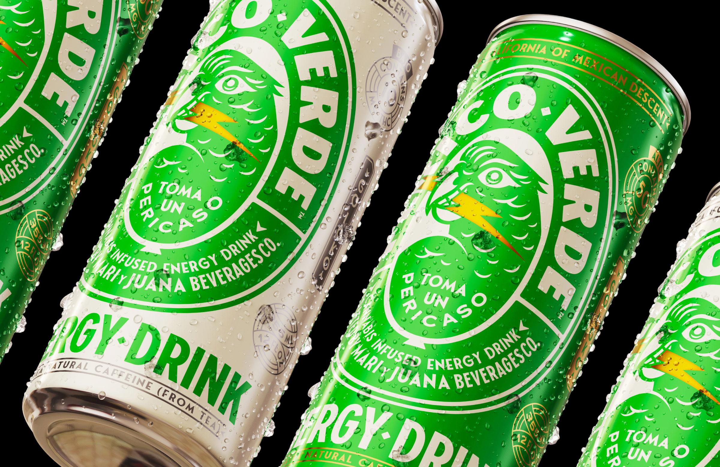 Perico Verde Energy Drink Branding and Packaging Design by Jacomy Mayne Studio