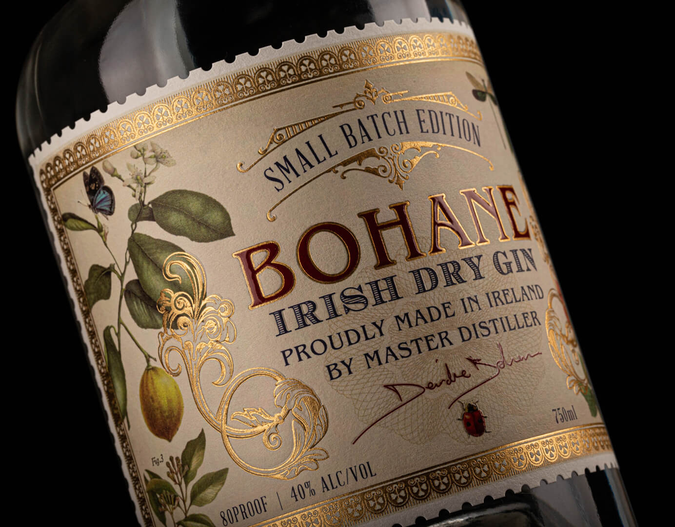 Bohane Irish Dry Gin by Think Bold Studio