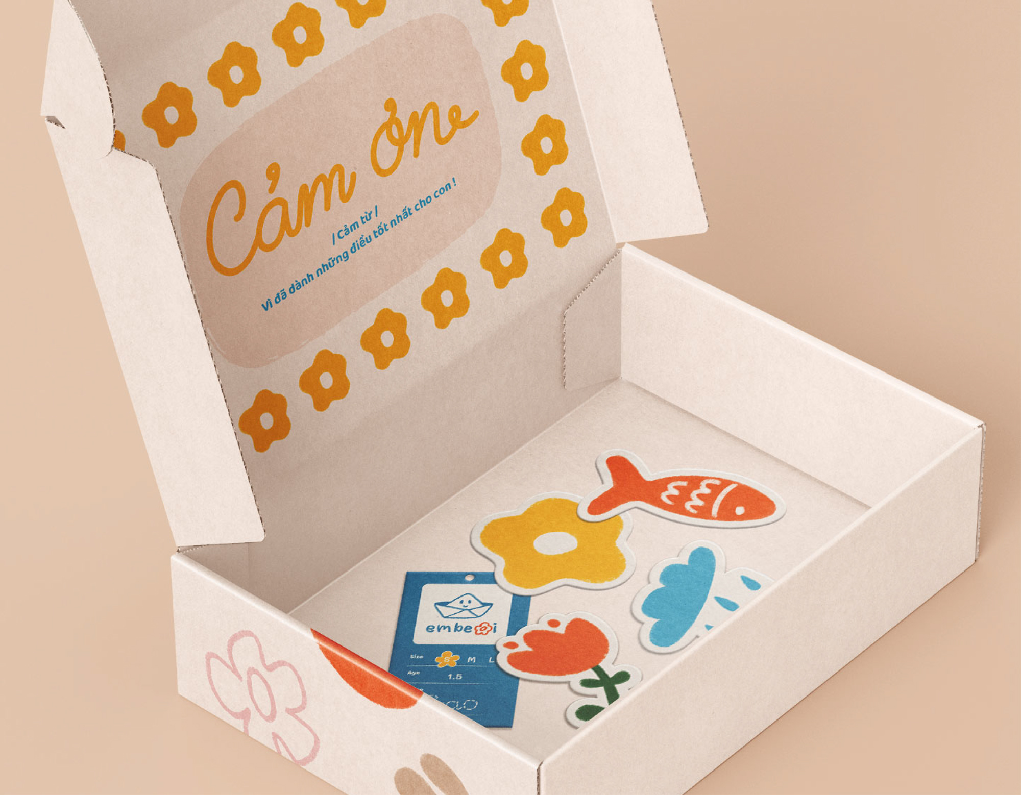 Branding Design for Em Bé Ơi by Cillgold