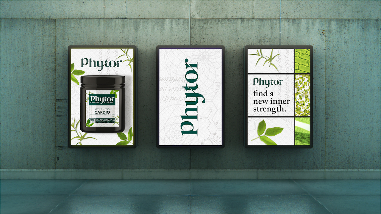 Phytor Powerful Phytomedicinals Brand Design